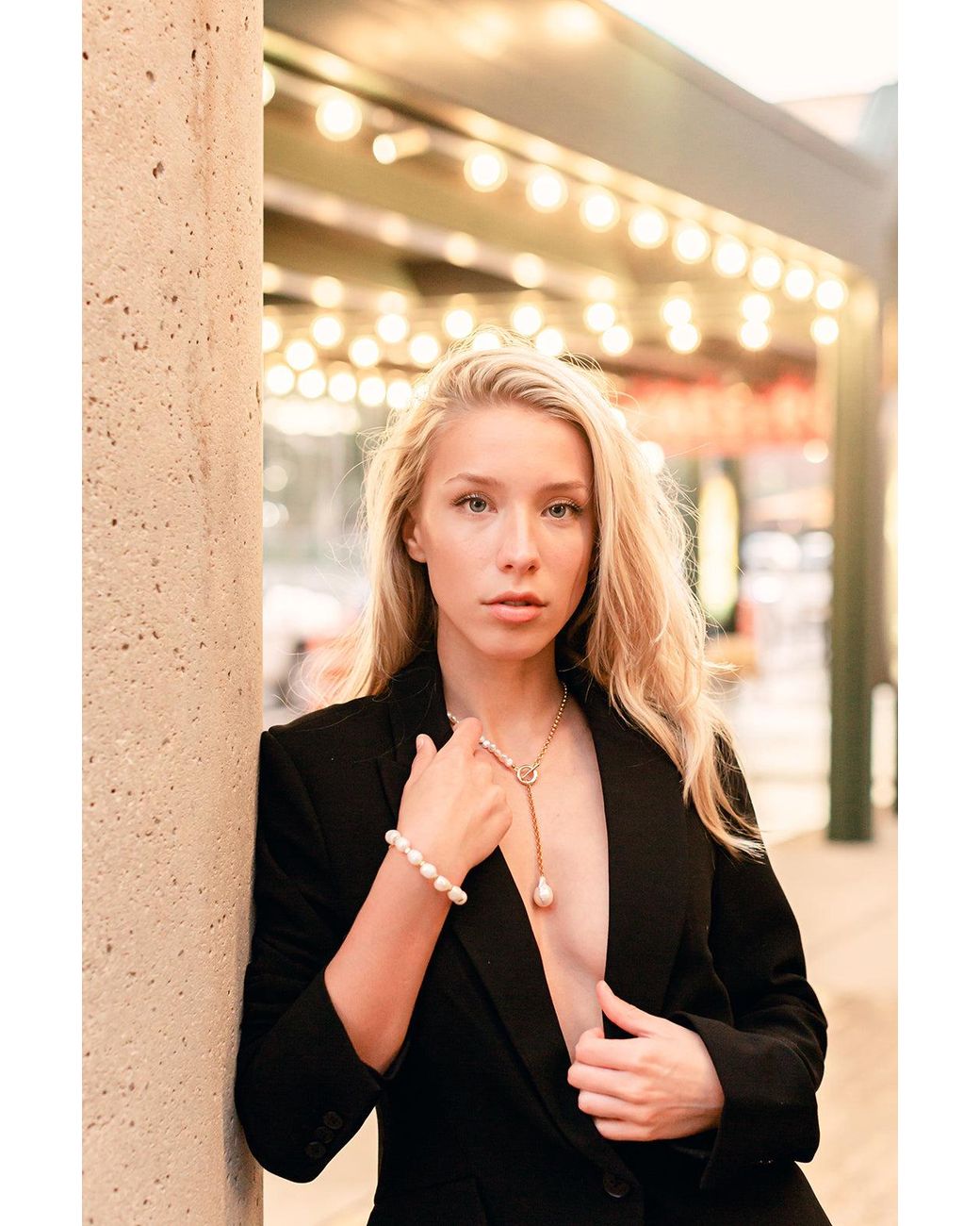 Adriana Pappas Designs White Drops Of Love Lariat