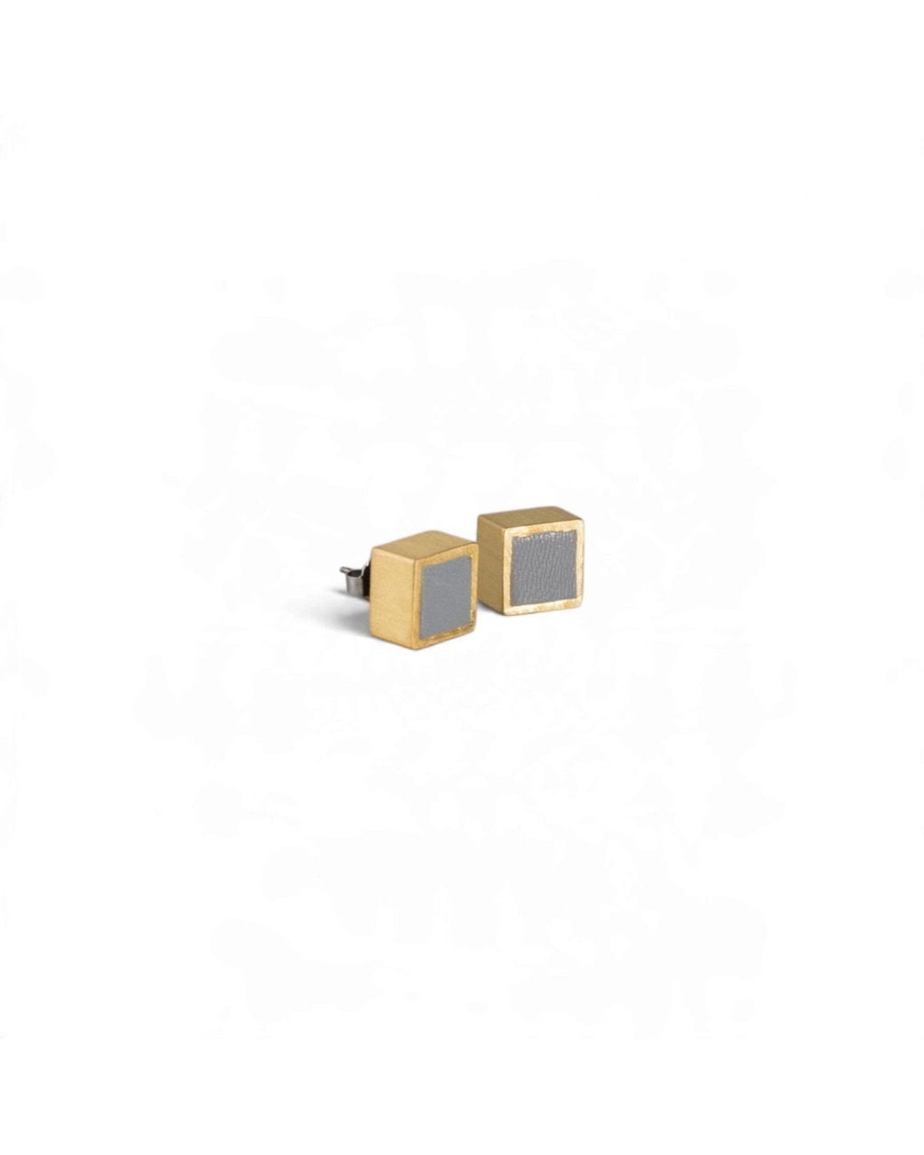 Svetlana Vukov White Cube Stud Earrings