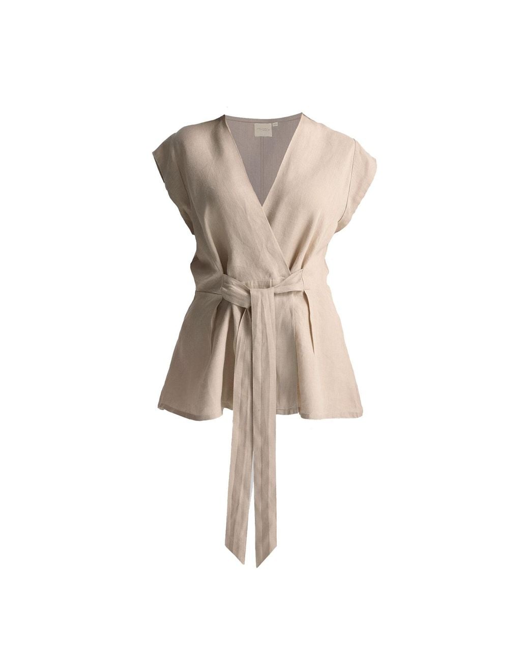 REISTOR Natural Neutrals Power Moves Short Sleeve Top