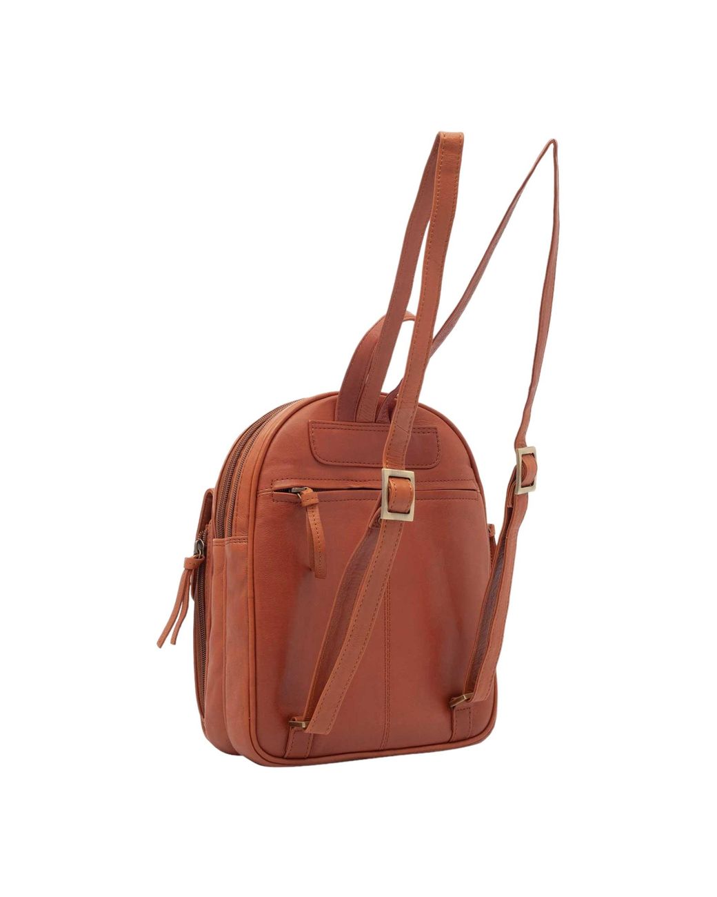 Lloyd Baker Brown Sikkim Leather Backpack