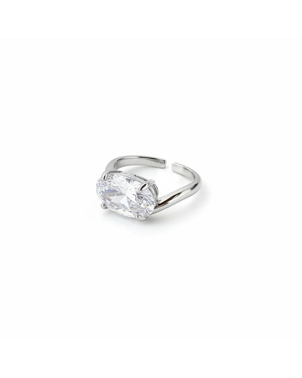 By Virgo White Aurenza Ring