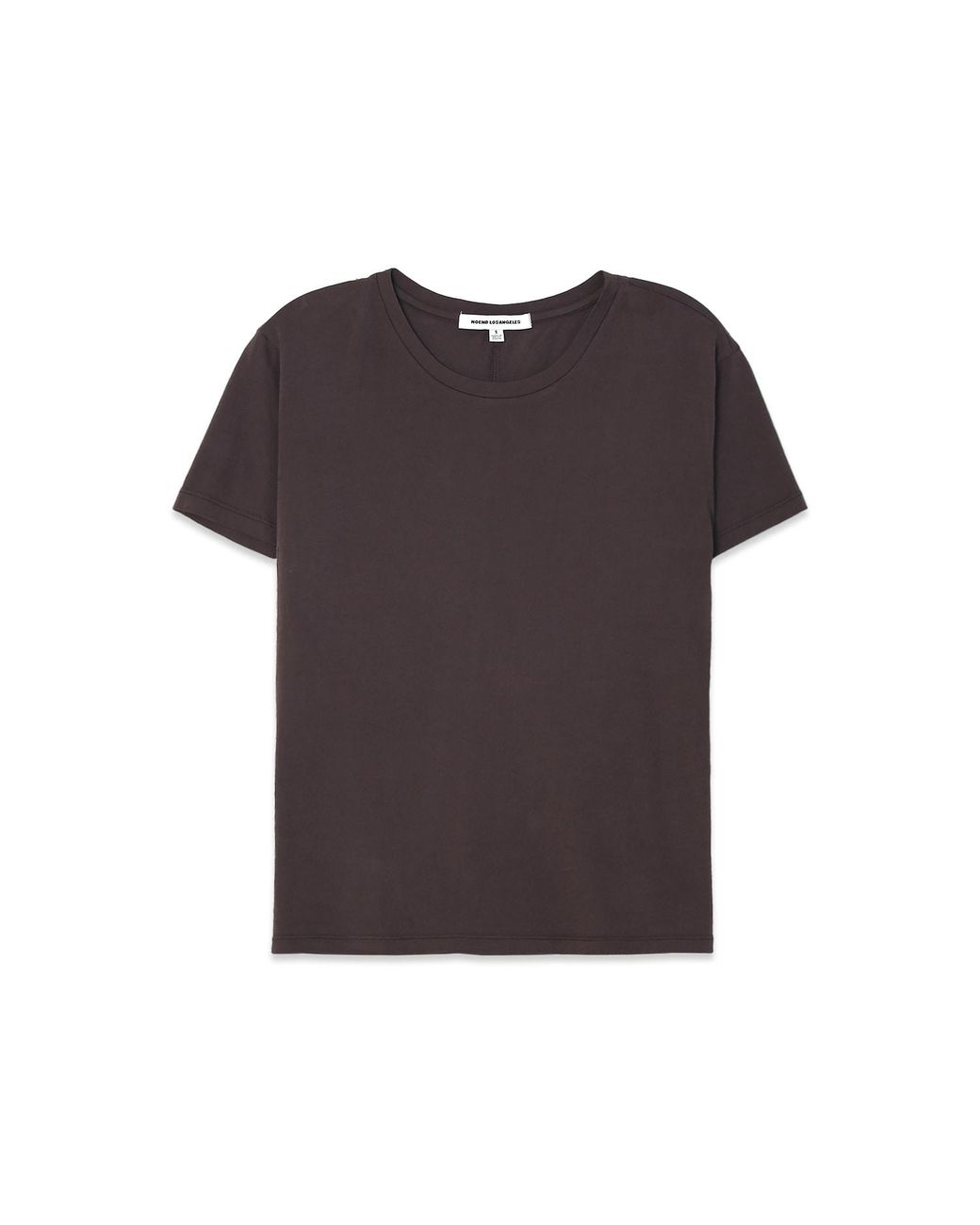 NOEND Purple Supima Cotton Crew Neck Tee