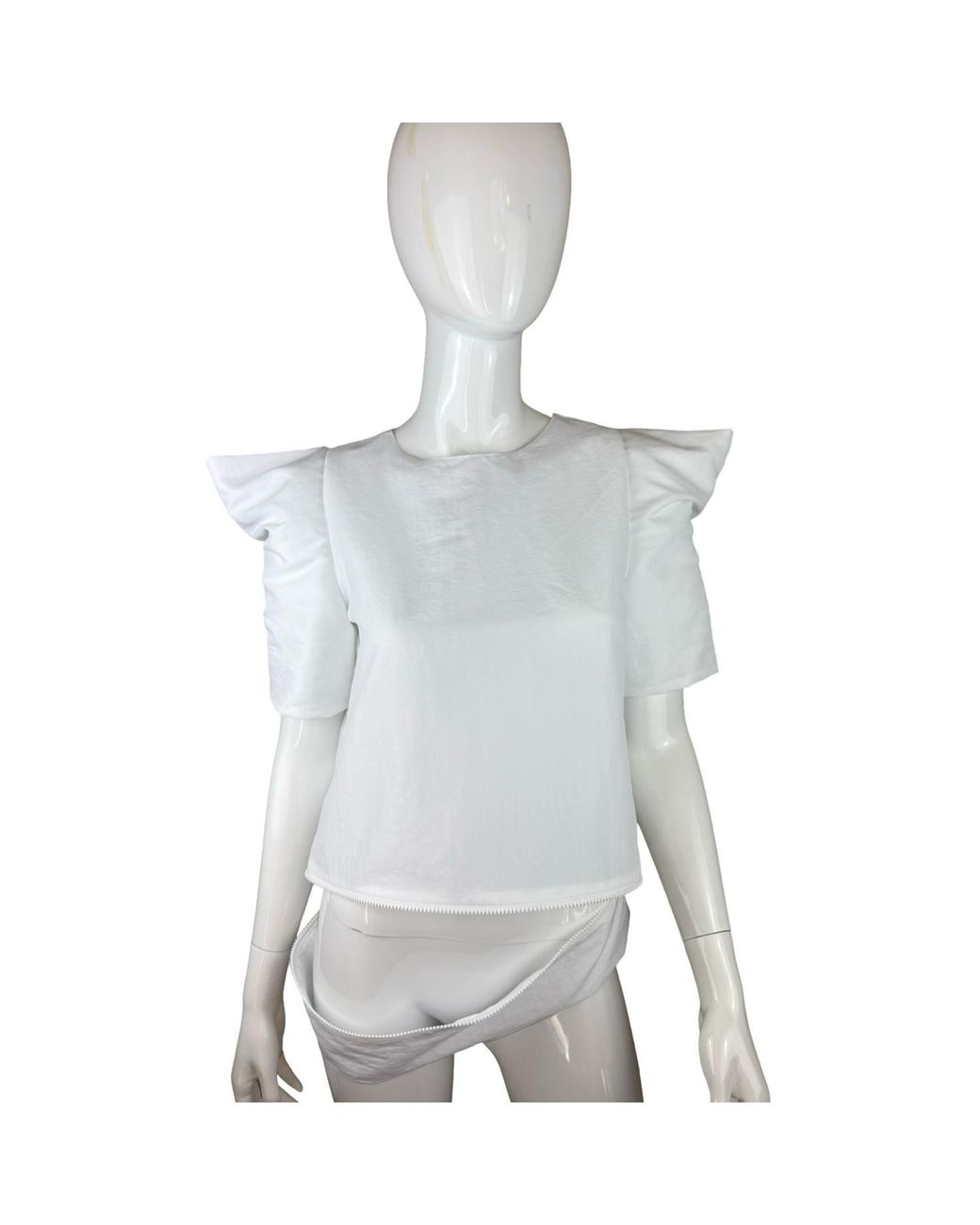 SNIDER Blue Deconstructed Top