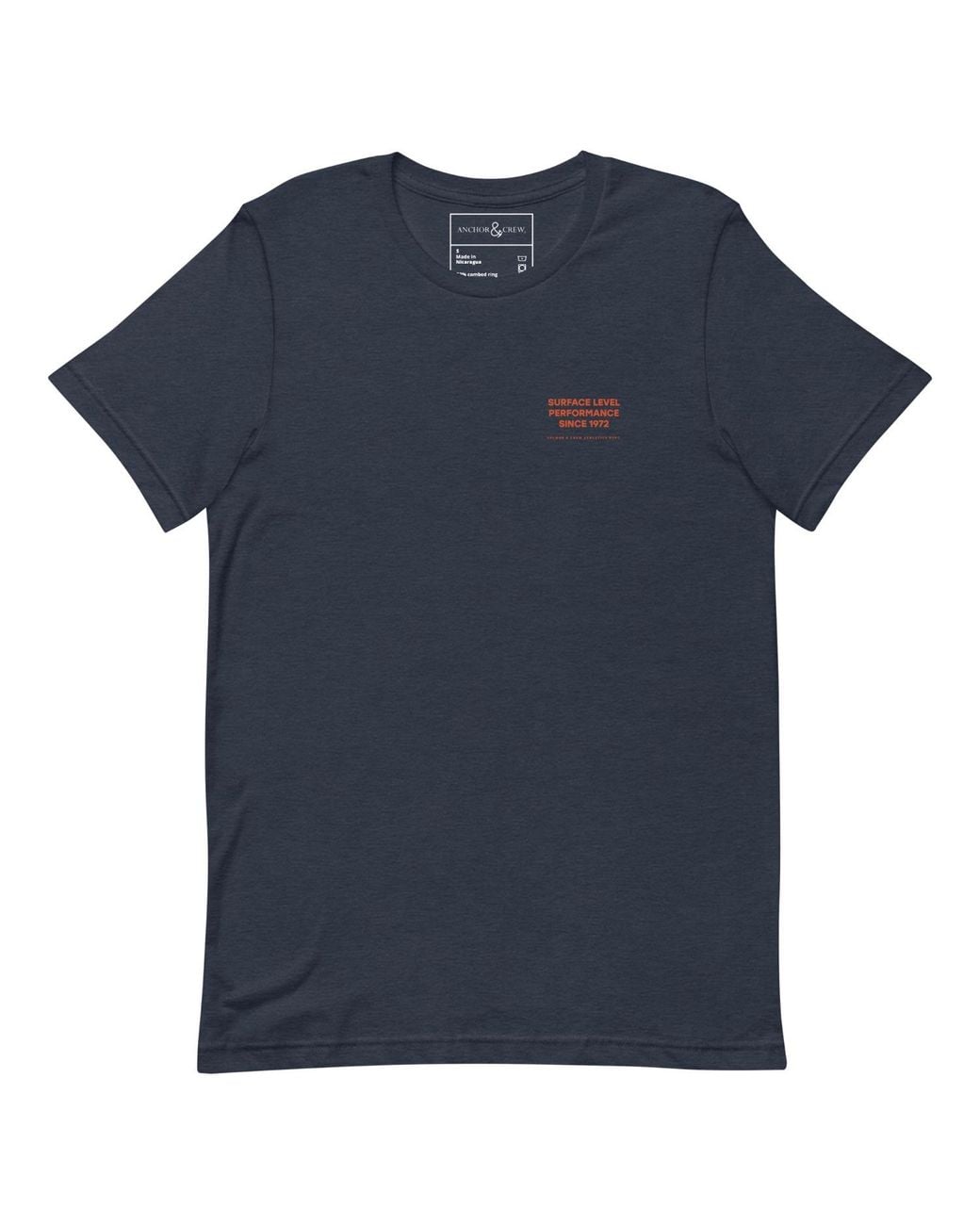 Anchor and Crew Blue Personal Best-Ish Swimming League Organic Cotton T-Shirt