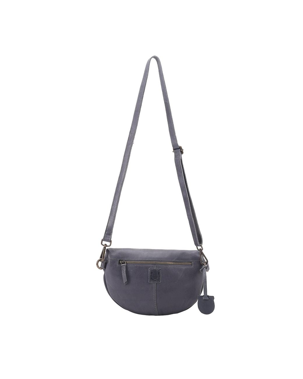 Lloyd Baker Gray Birch Leather Crossbody Bag