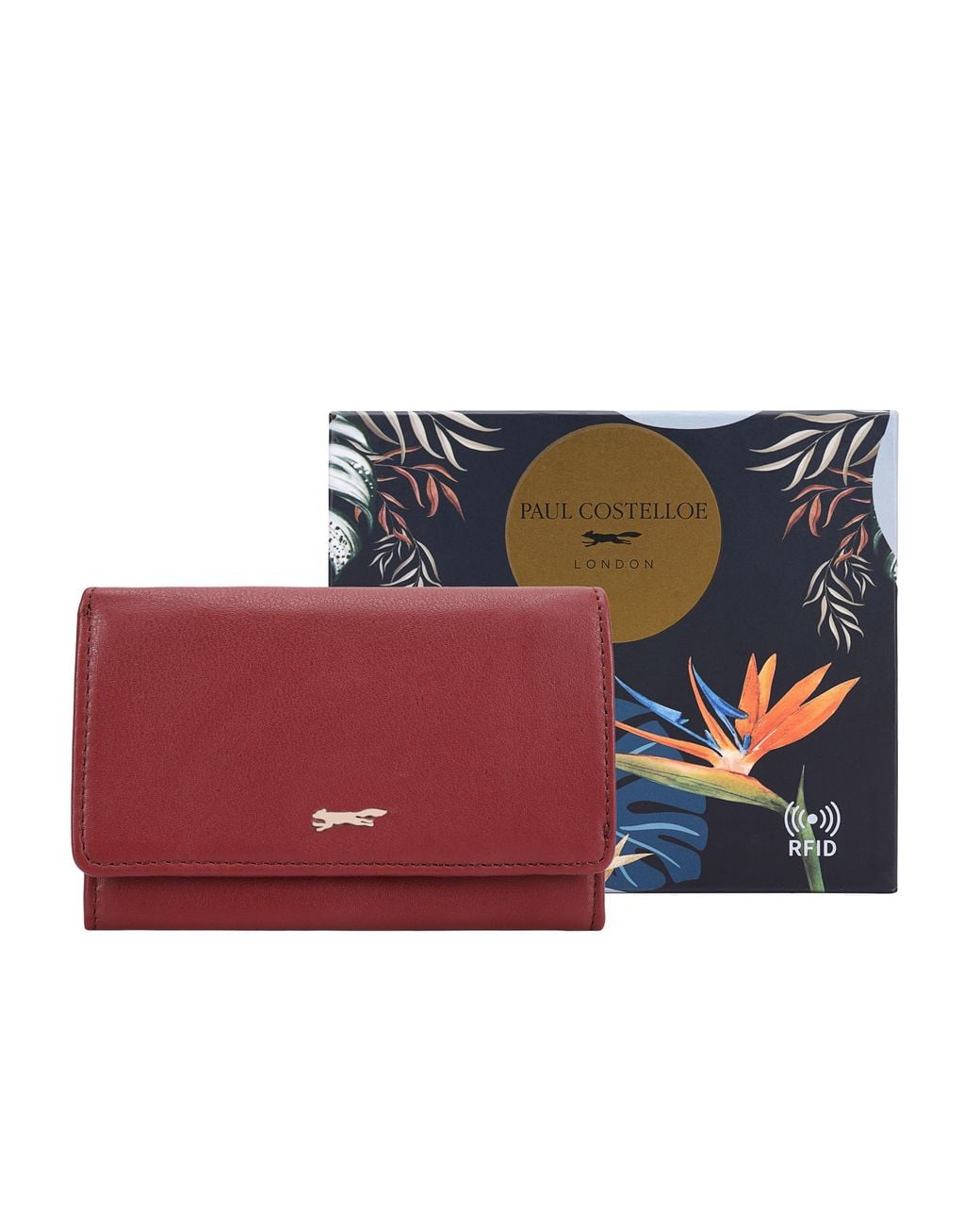 Paul Costelloe Red Hildi Leather Purse