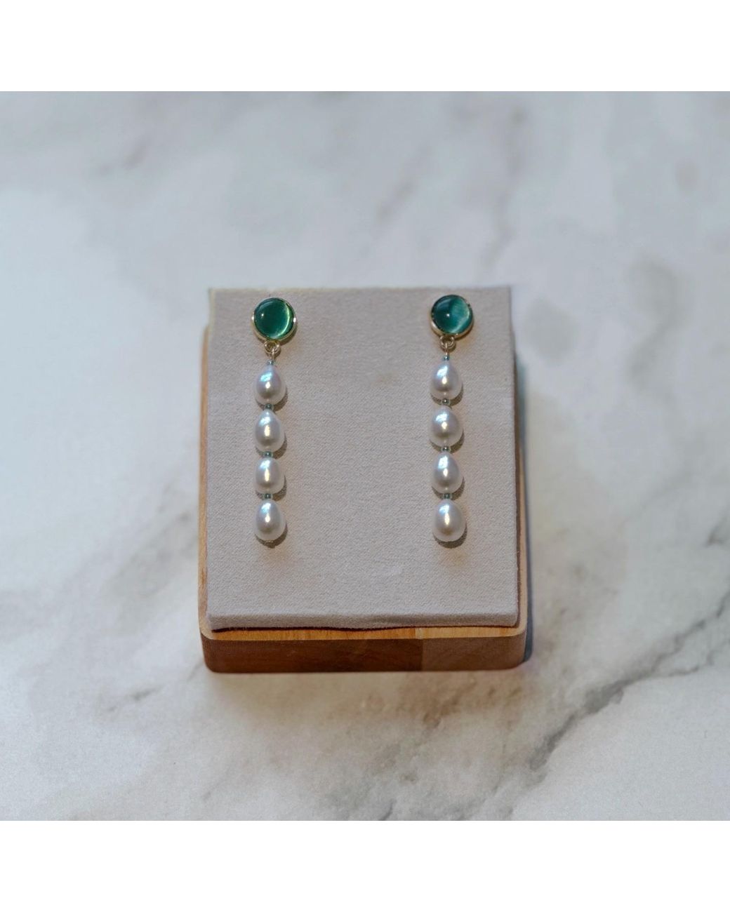 Ninemoo Metallic Mermaid Tears Earrings