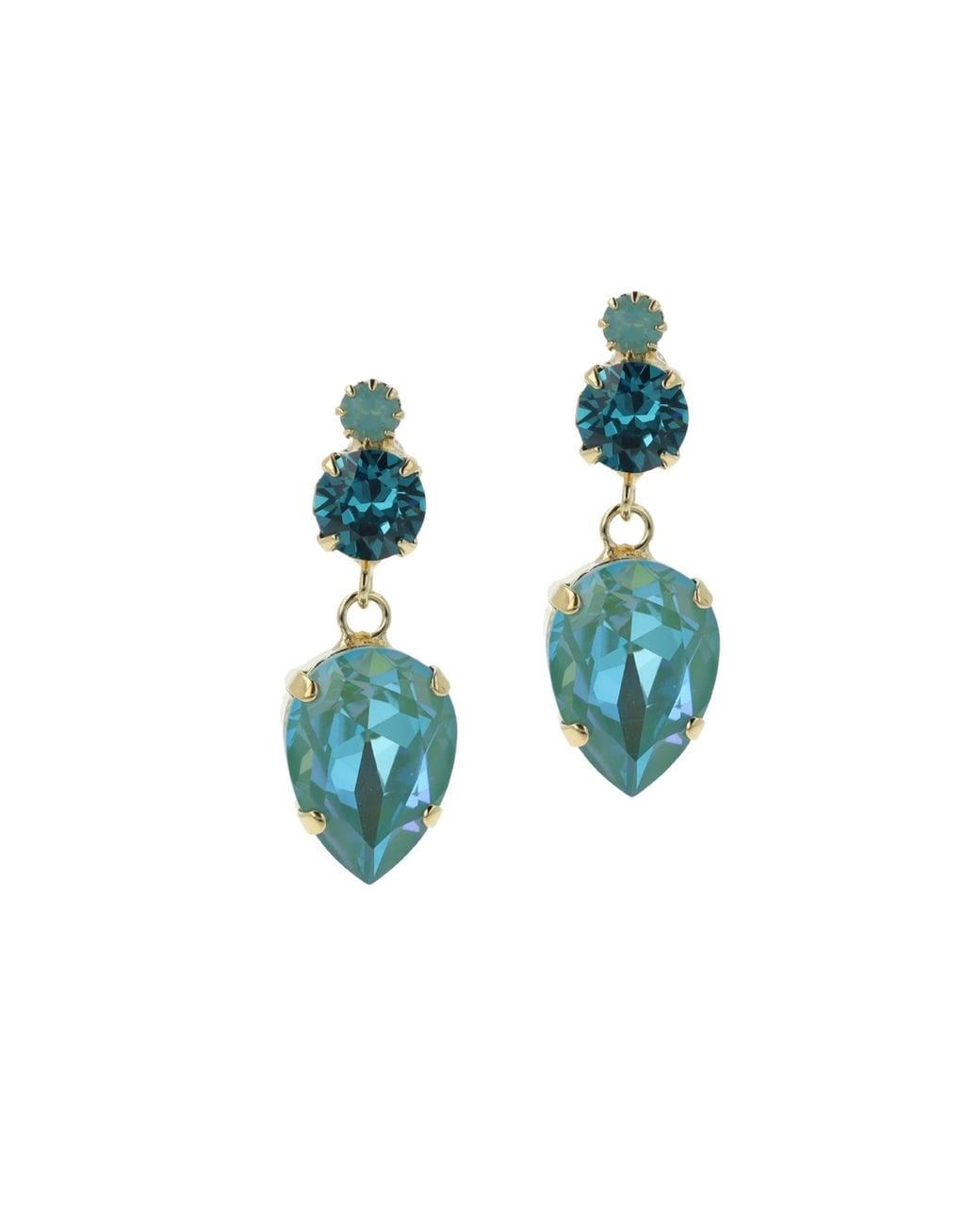 Otazu Blue Frog Earrings