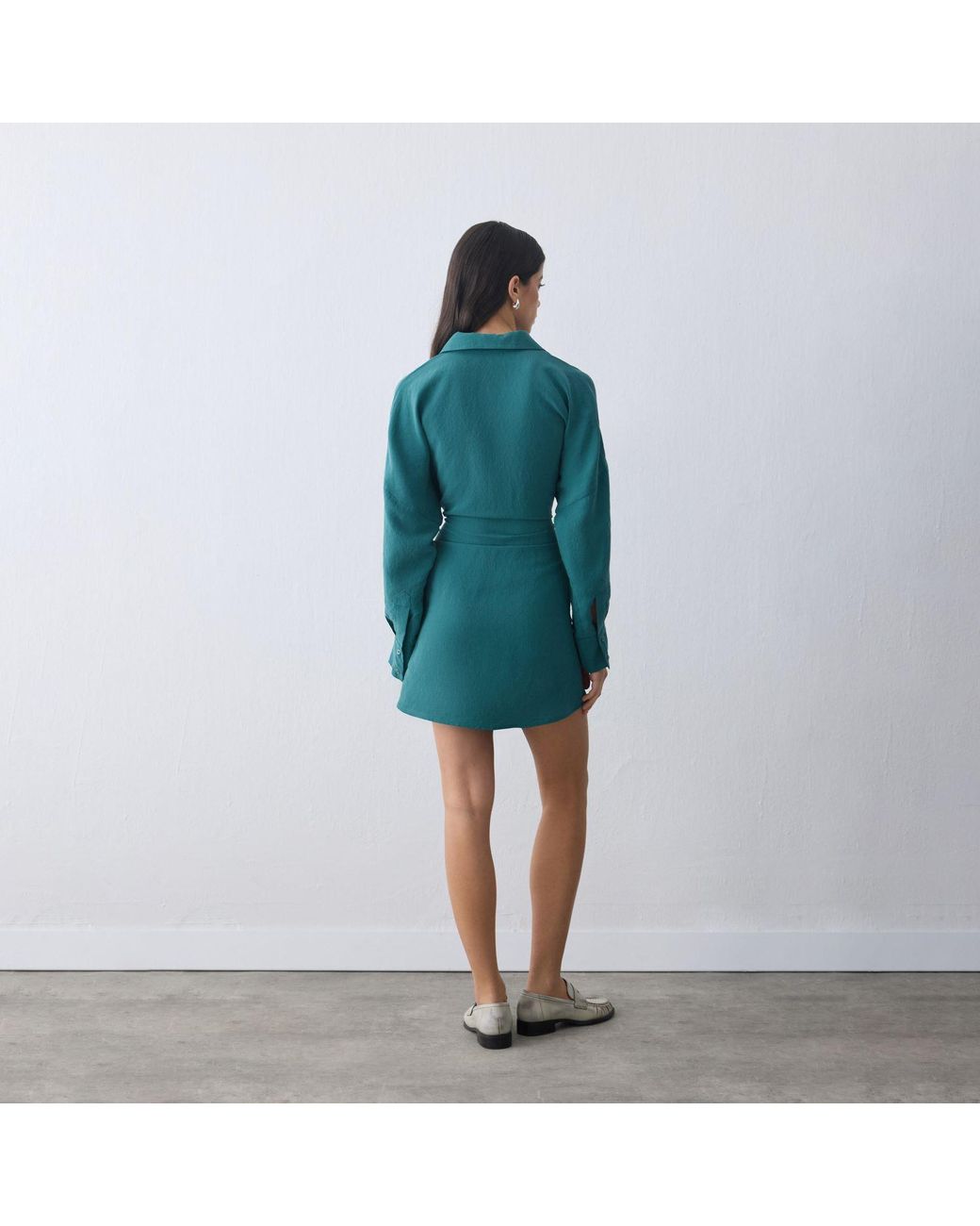 Thisisu Collection Green Verda Shirt Dress