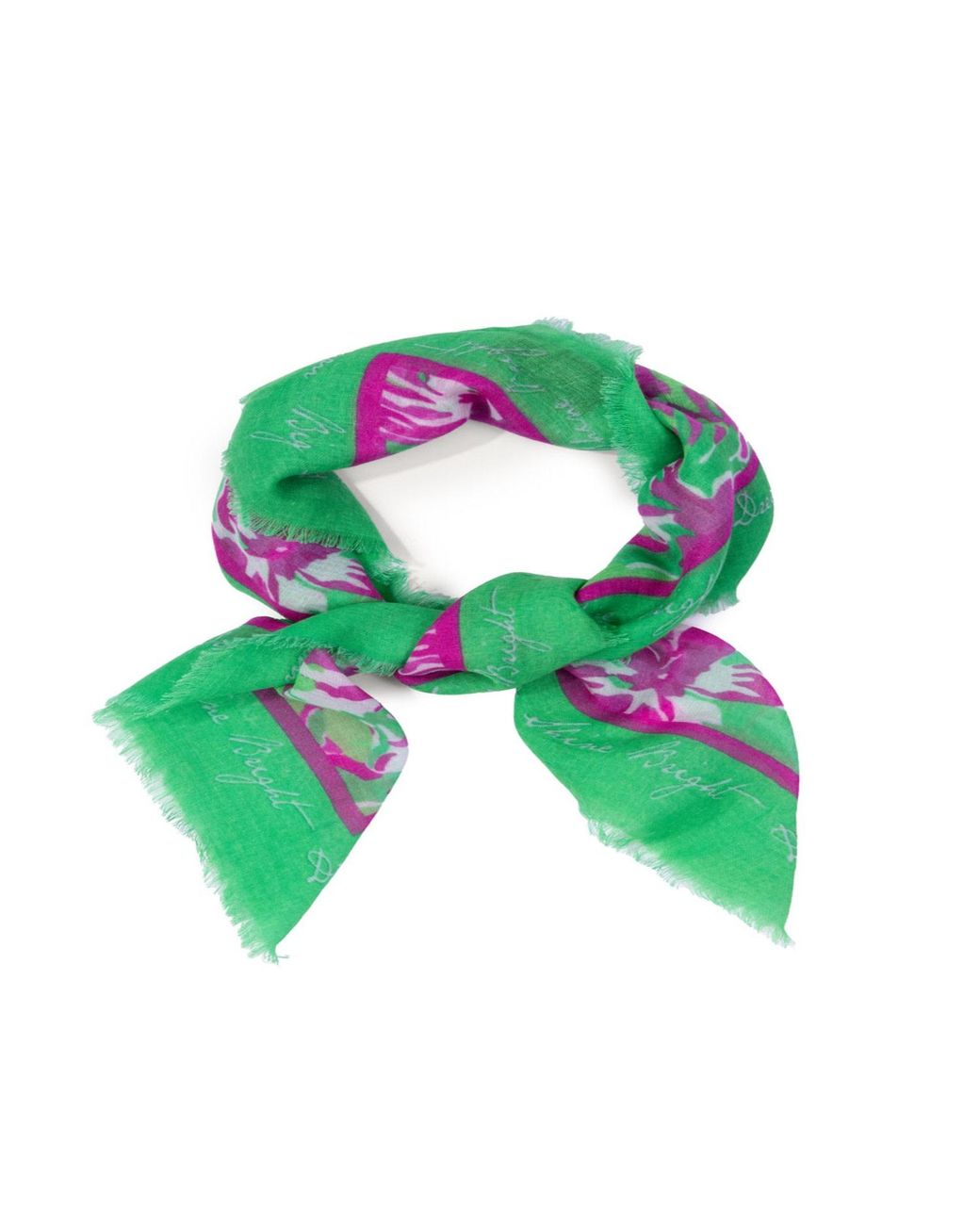 Saachi Green Eco Luxe Print Bloom Bandana