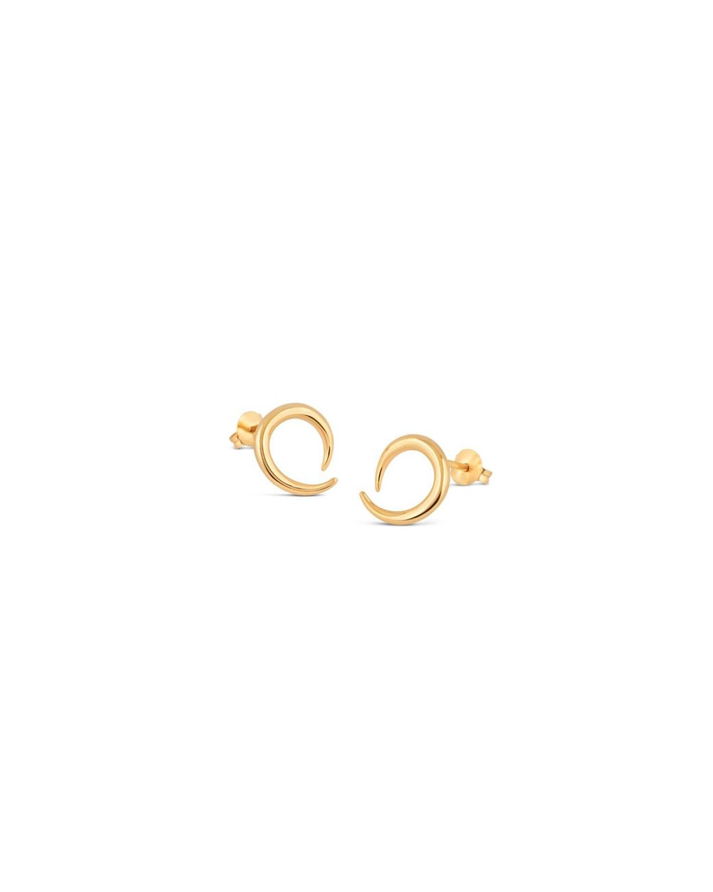 Dinny Hall Metallic Toro Horn Studs