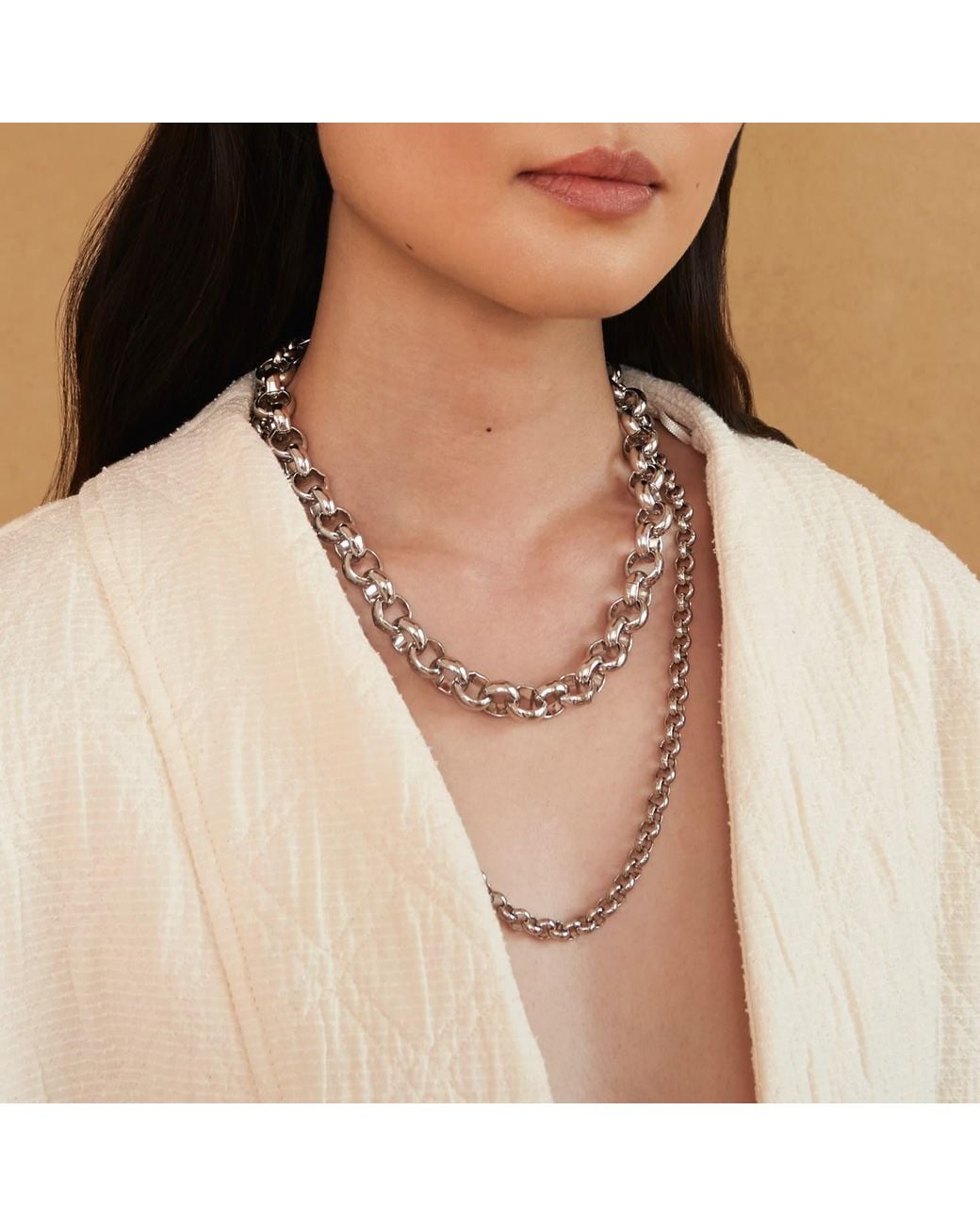 Biko Jewellery Metallic Axel Convertible Collar