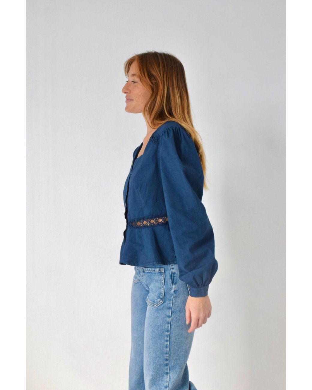 Mind Traveler Blue Roma Blouse