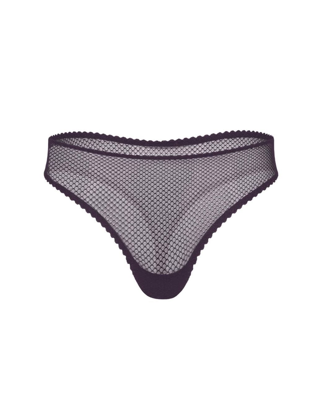 Daily Underwear Purple String Panties Plum