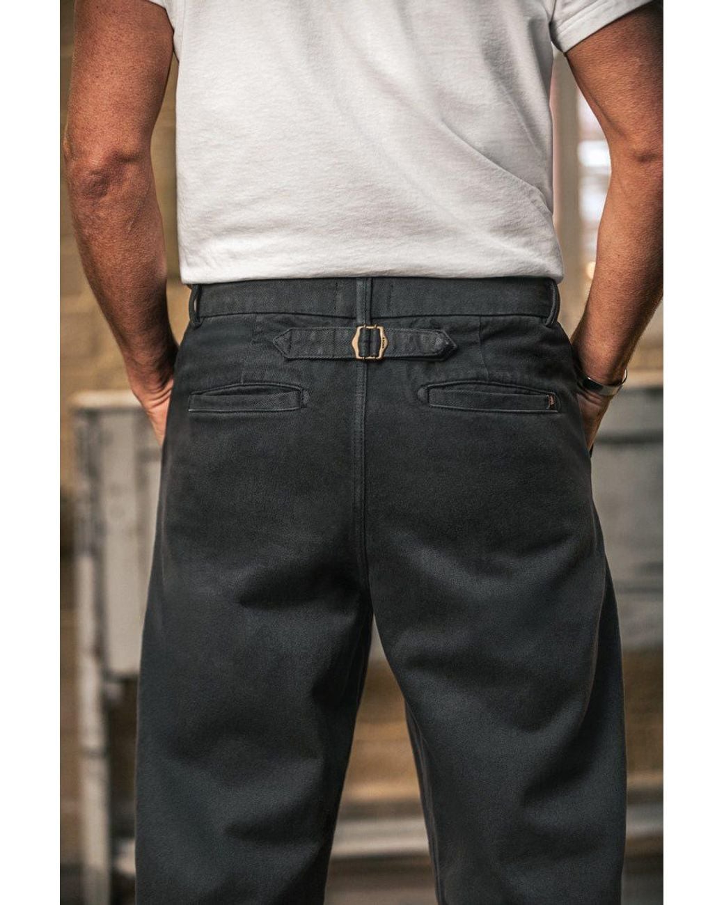 &SONS Trading Co Gray Easy Chino Faded for men
