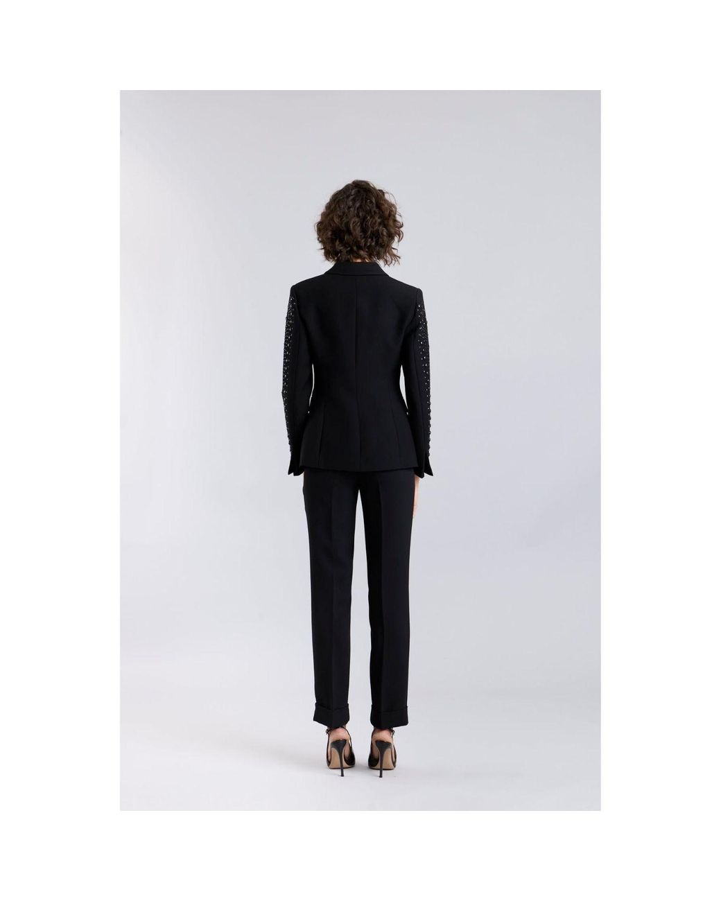 The Extreme Collection Black Hand-Studded Tailored Lord Byron