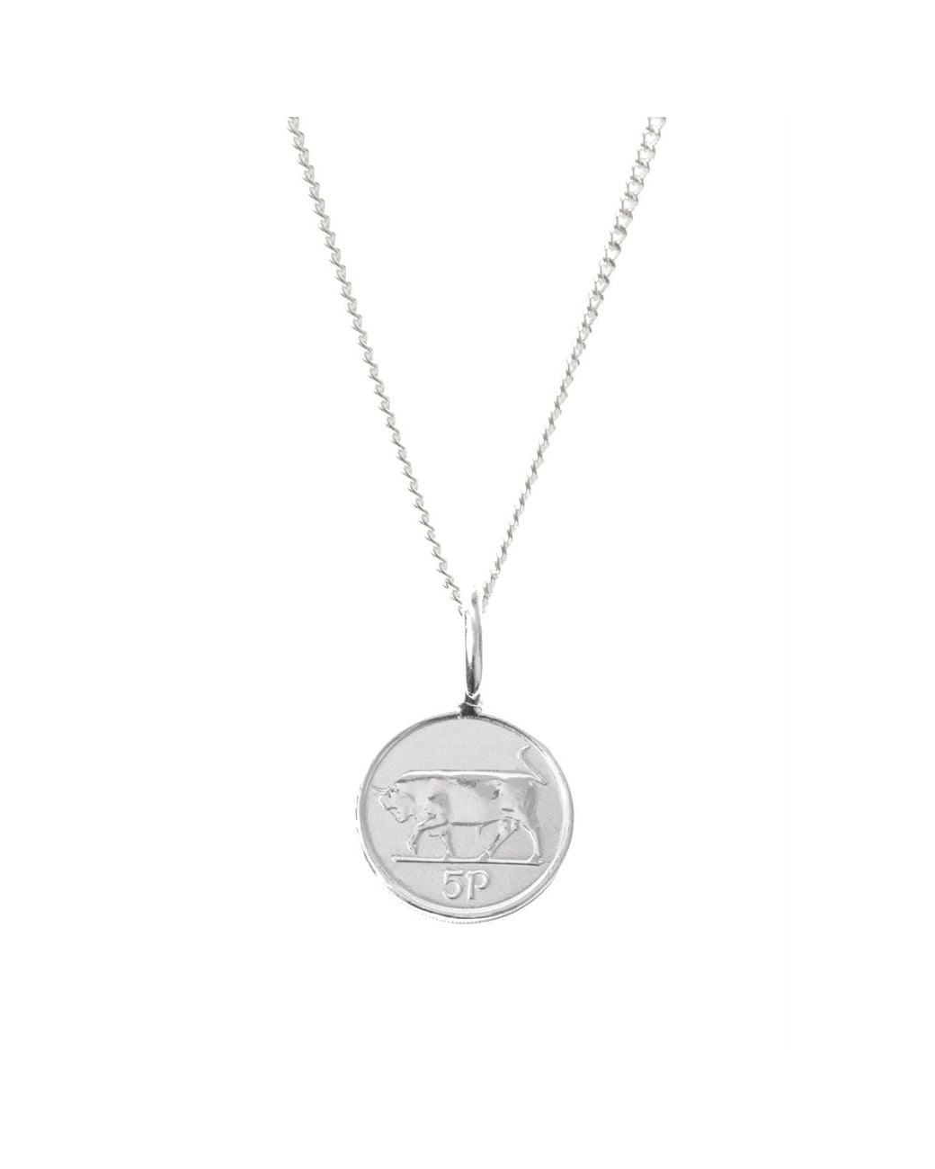 Katie Mullally Metallic Irish 5P Coin & Chain for men