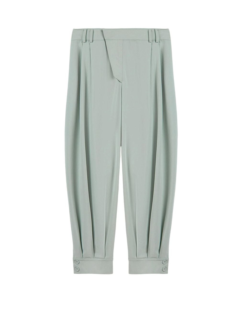 Nocturne Green Draped Harem Trousers