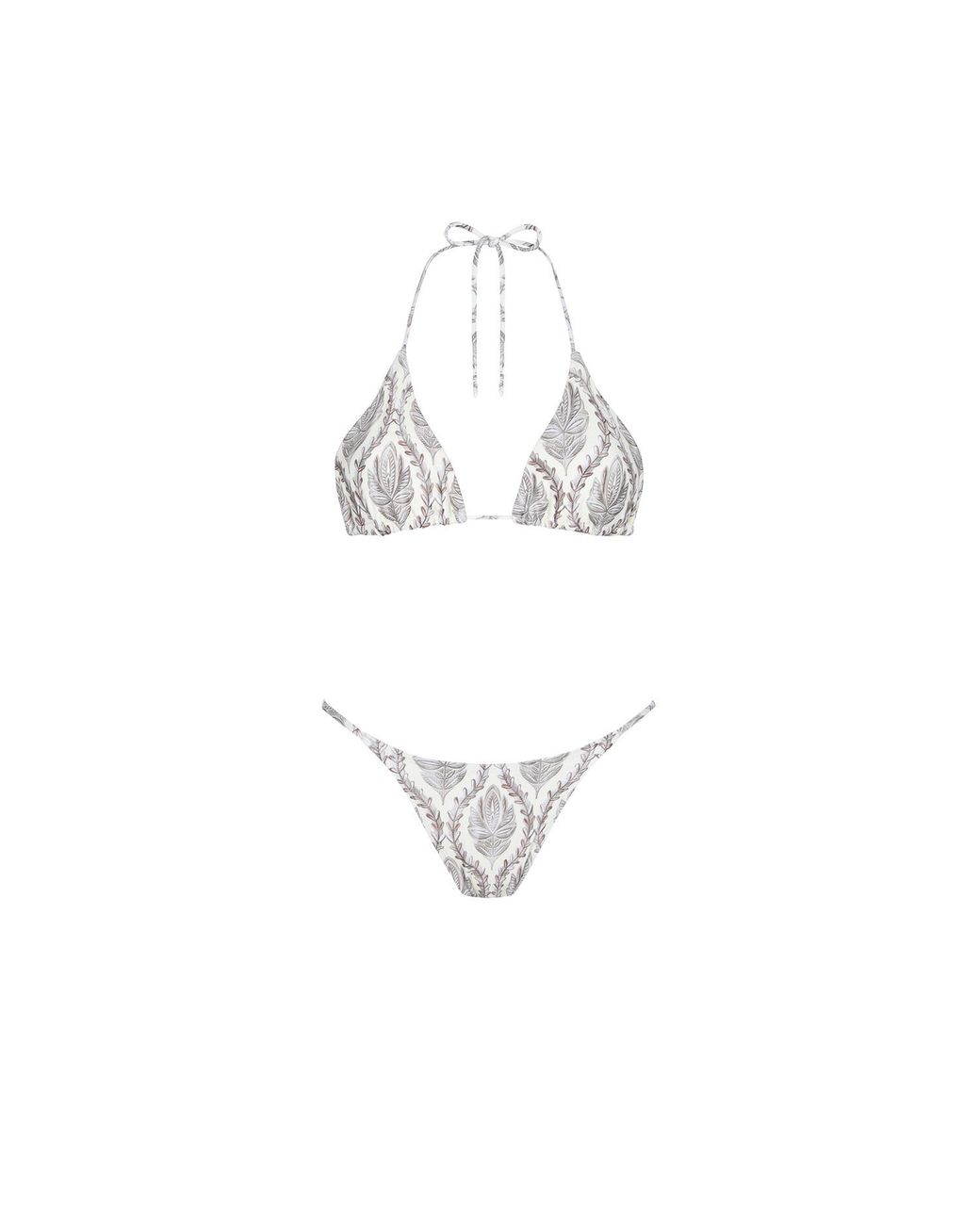 Aguaclara Metallic Sultana Triangle Top