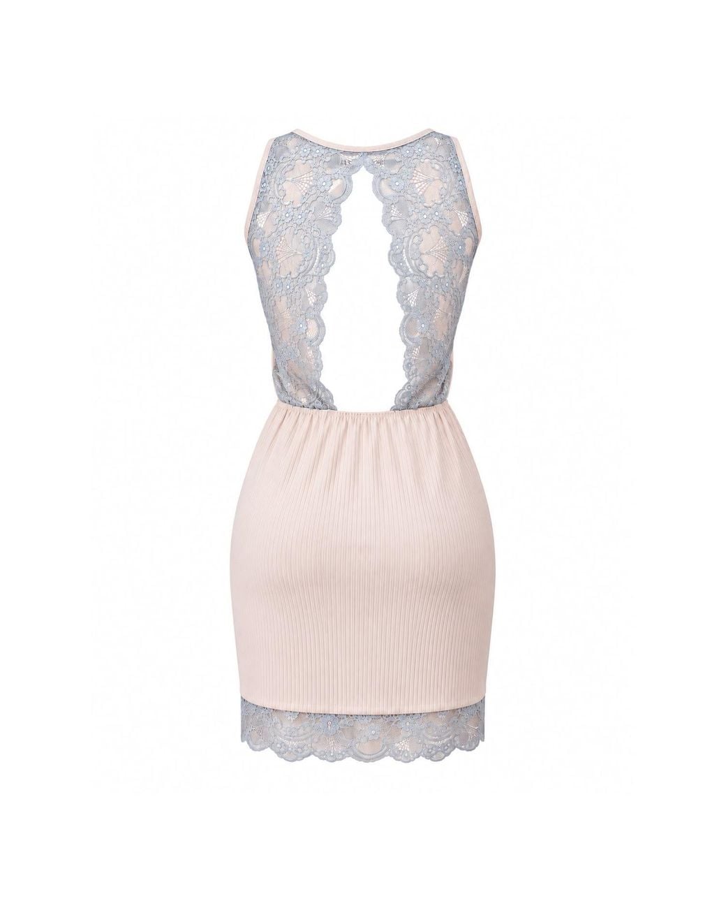Oh!Zuza Pink Neutrals Santal Lace Trim Camisole Nightdress – Vanilla