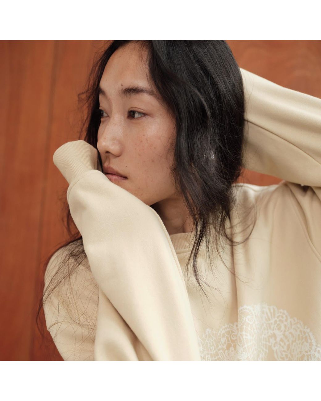 23Rd August . Gray Neutrals Infatuated Sweatshirt