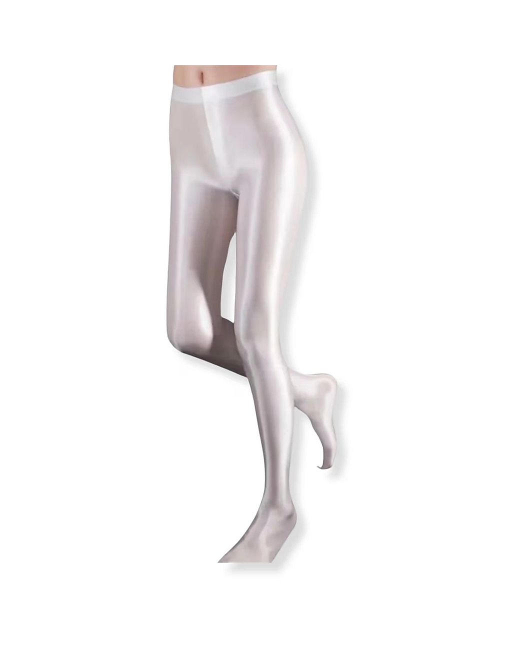 HIGH HEEL JUNGLE by KATHRYN EISMAN Gray Mercury Tights