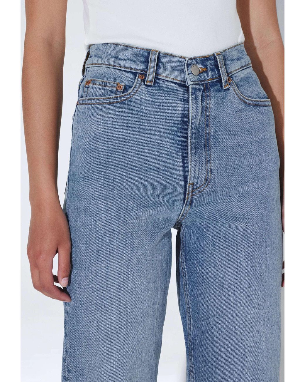 Dr. Denim Blue Echo High Straight
