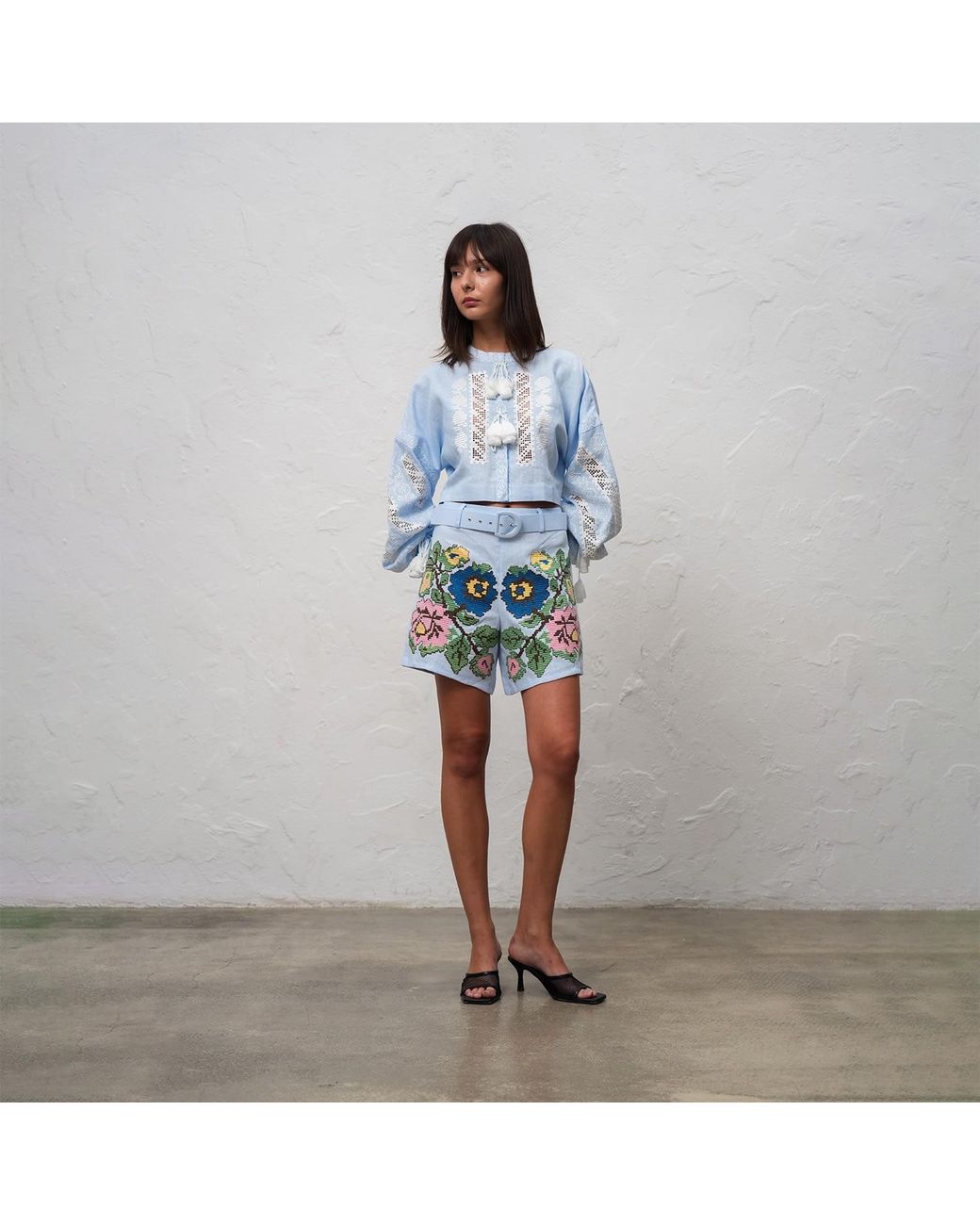 Annabo Blue Elysian Whisper Shorts