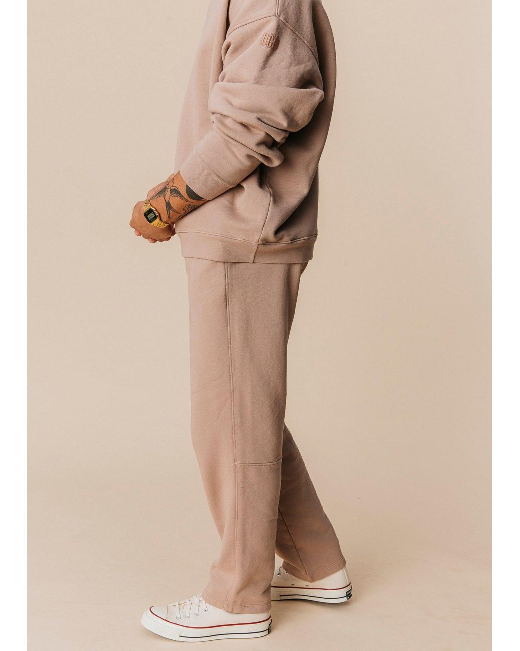 Ocio Leisurewear Natural Neutrals Straight Leg Pant for men