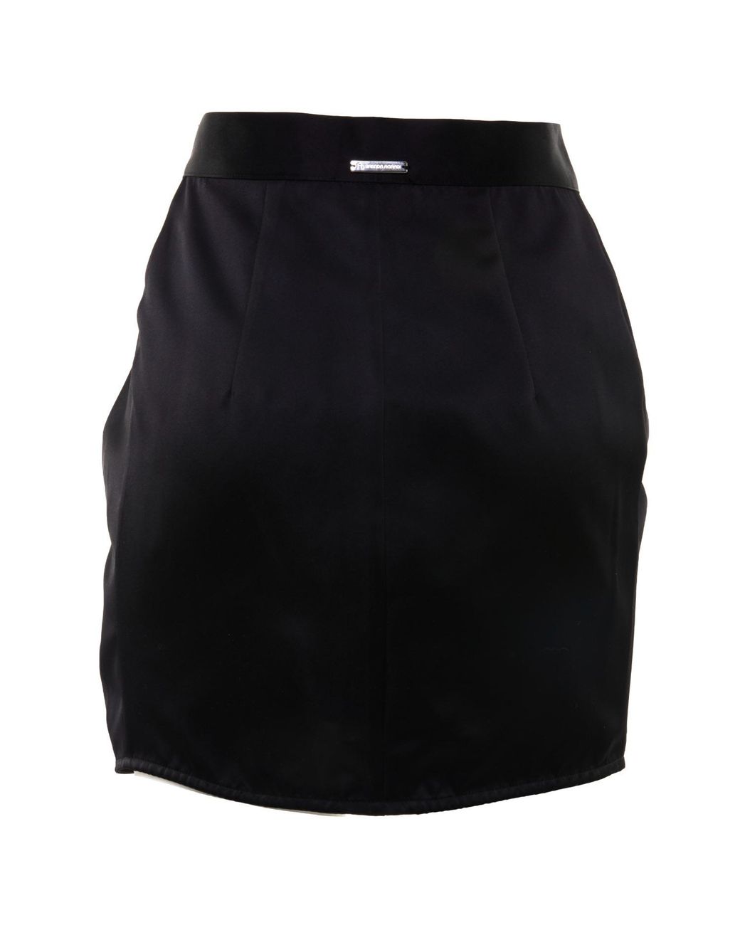 Brenda Agradi Black Wrap Evening Party Mini Skirt