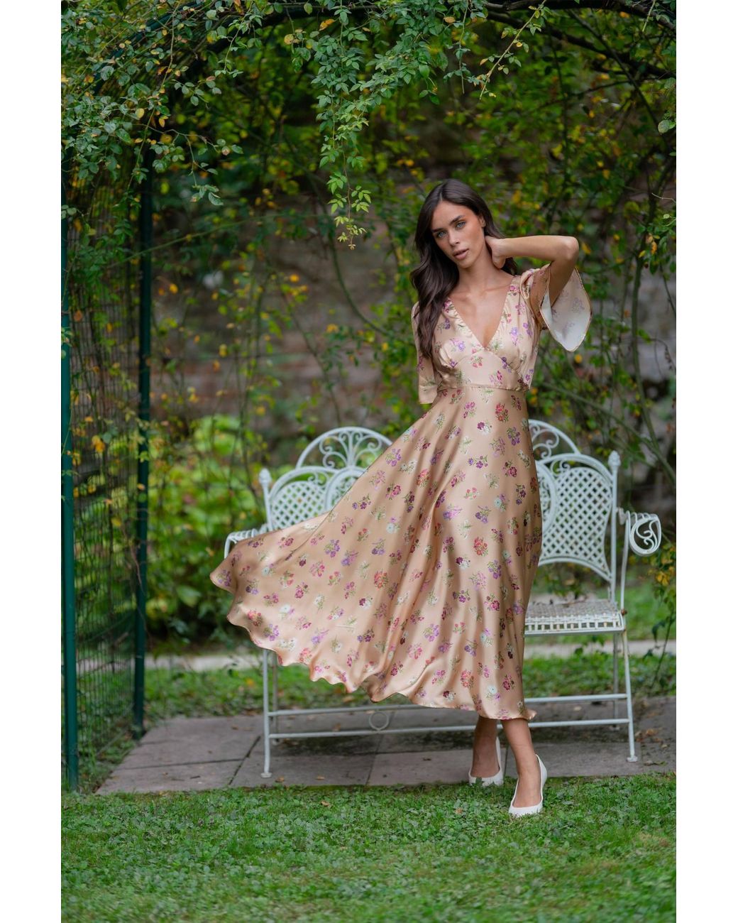 Sofia Tsereteli Pink Royal Sunset Evening Gown