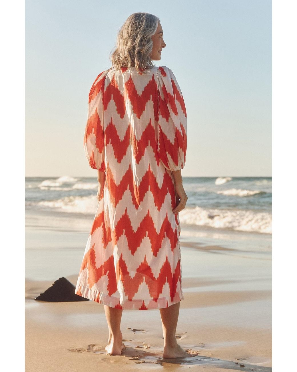 Adrift Clothing Red Mandy Tunic Dress