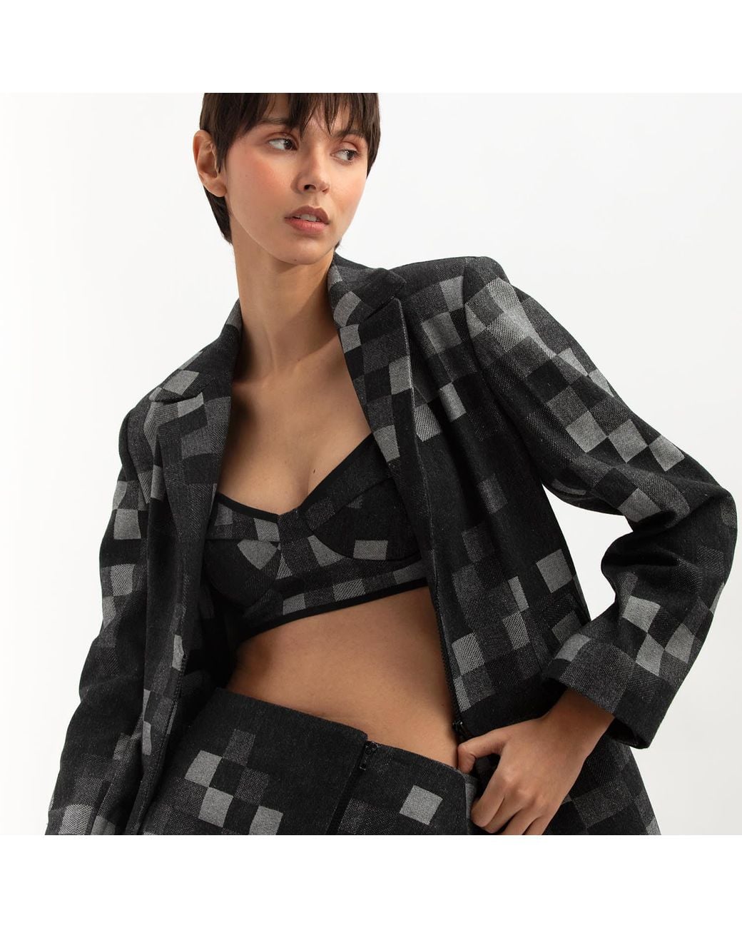 Audrey Vallens Gray Selene Urban Jacket