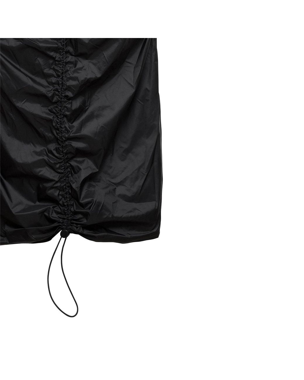 Audrey Vallens Black All-Gen Skirt With Gather Front