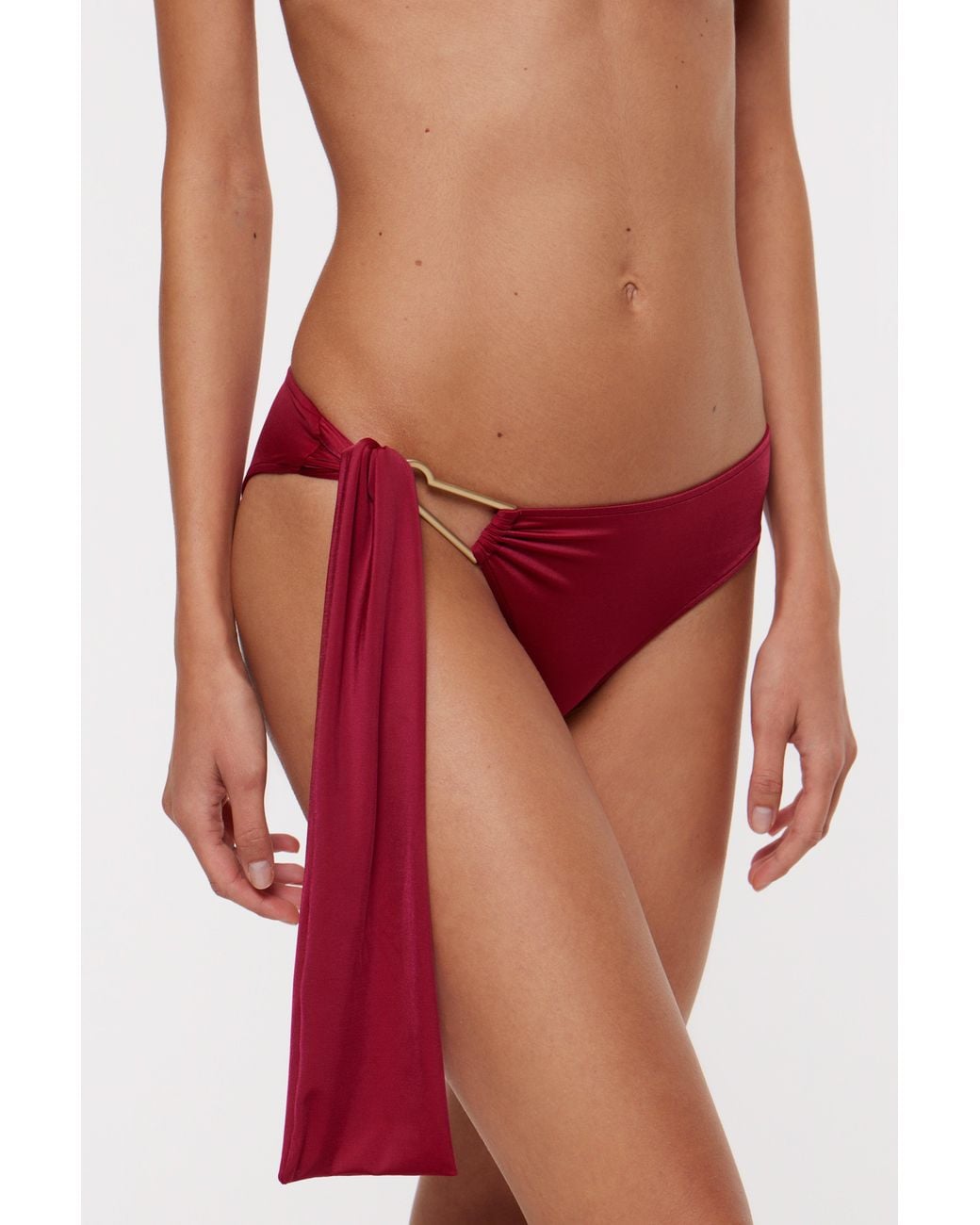 Bianca Resortwear Red Jana Swim Bottom