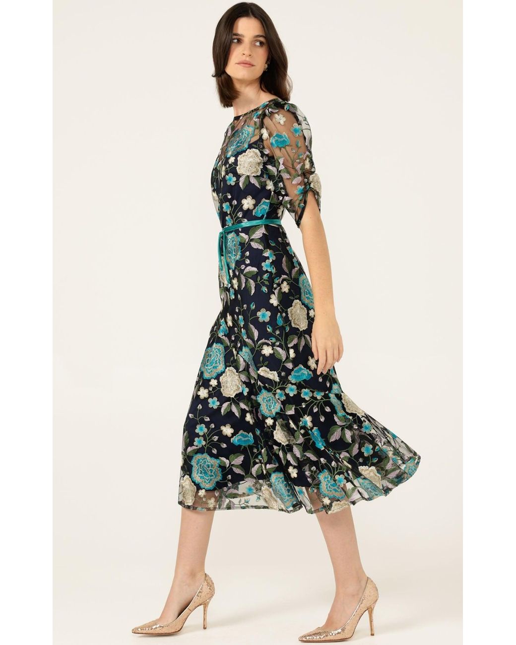 SACHA DRAKE Blue Cardelina Dress