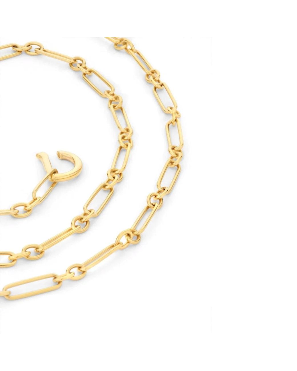 Dinny Hall Metallic Mother Of Pearl Lariat T-Bar Necklace