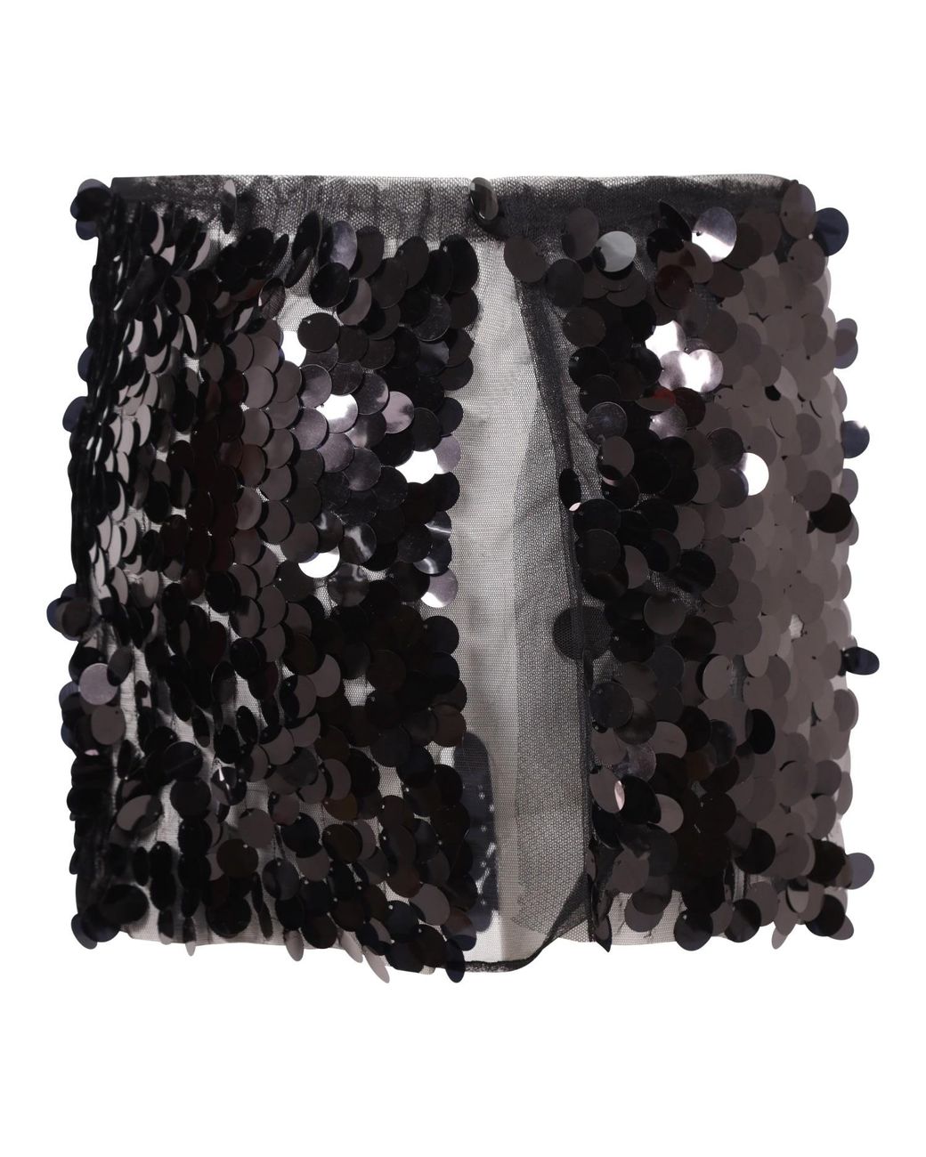 Belle -et-BonBon Black Naomi Sequin Shimmer Micro Skirt