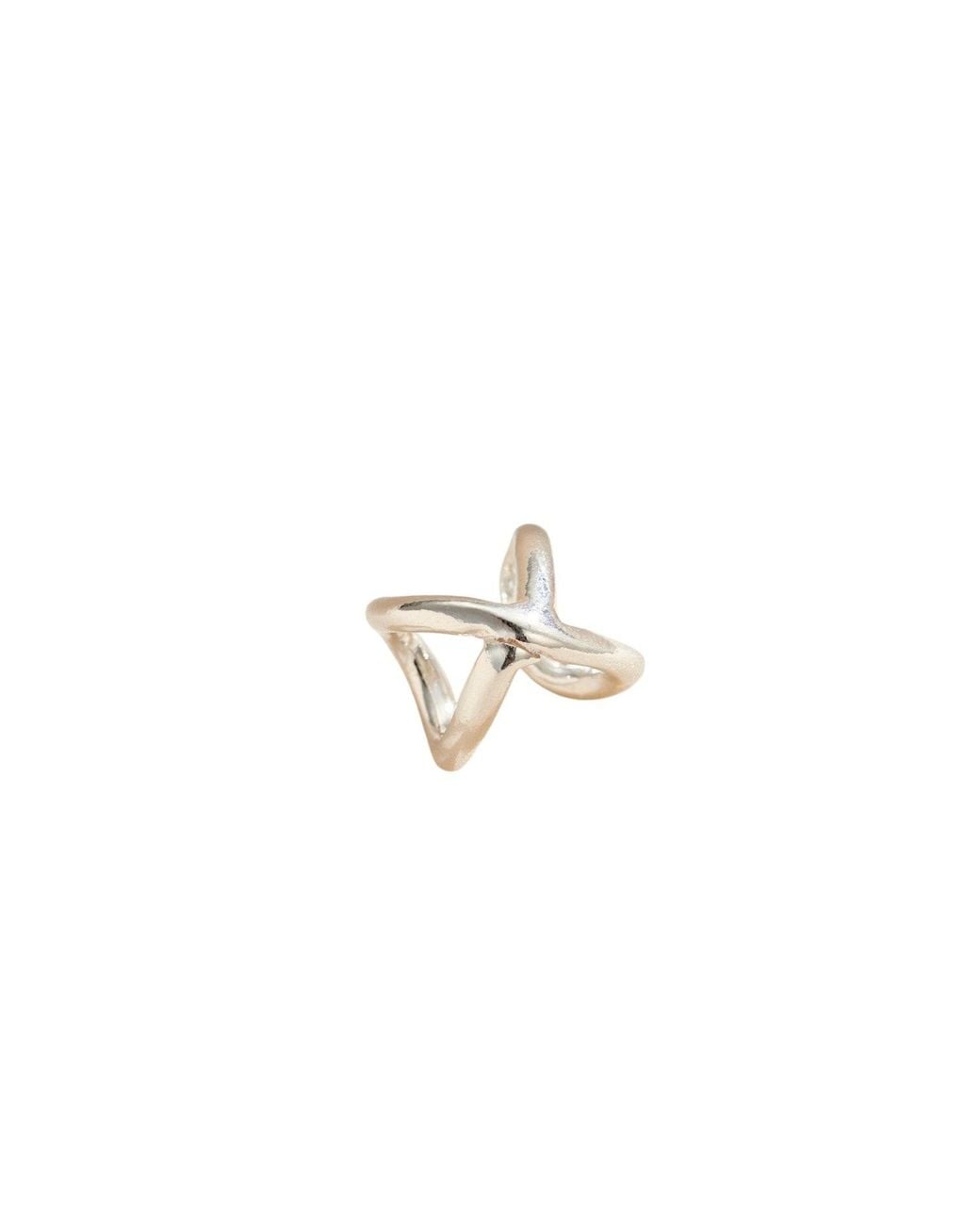 Posh Totty Designs White Delta Ear Cuff
