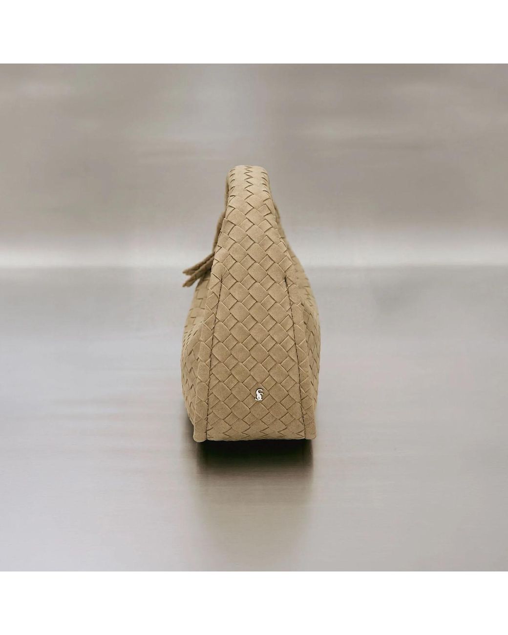 Sd Collection Green Mink Joli Mini Suede Bag