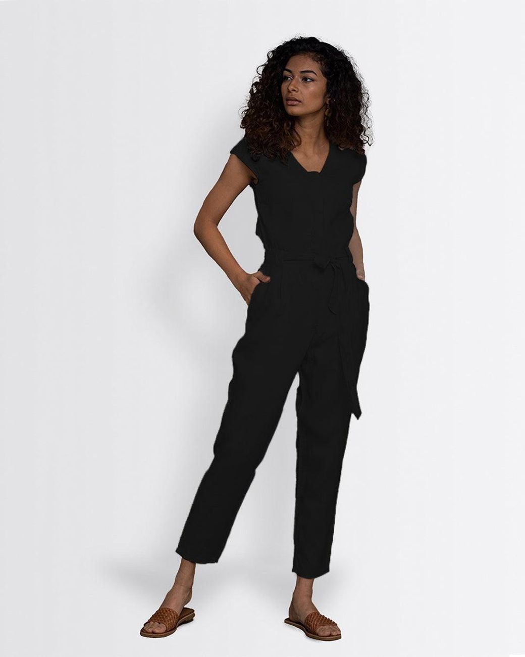 REISTOR Black The Hemp Noir Jumpsuit