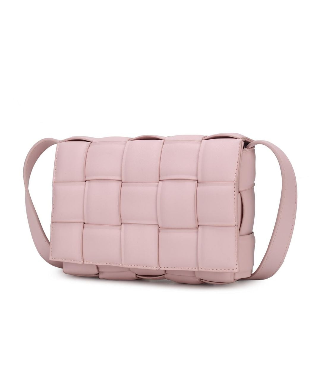 Mkf Collection - J'omor Pink Ginger Woven Shoulder Bag