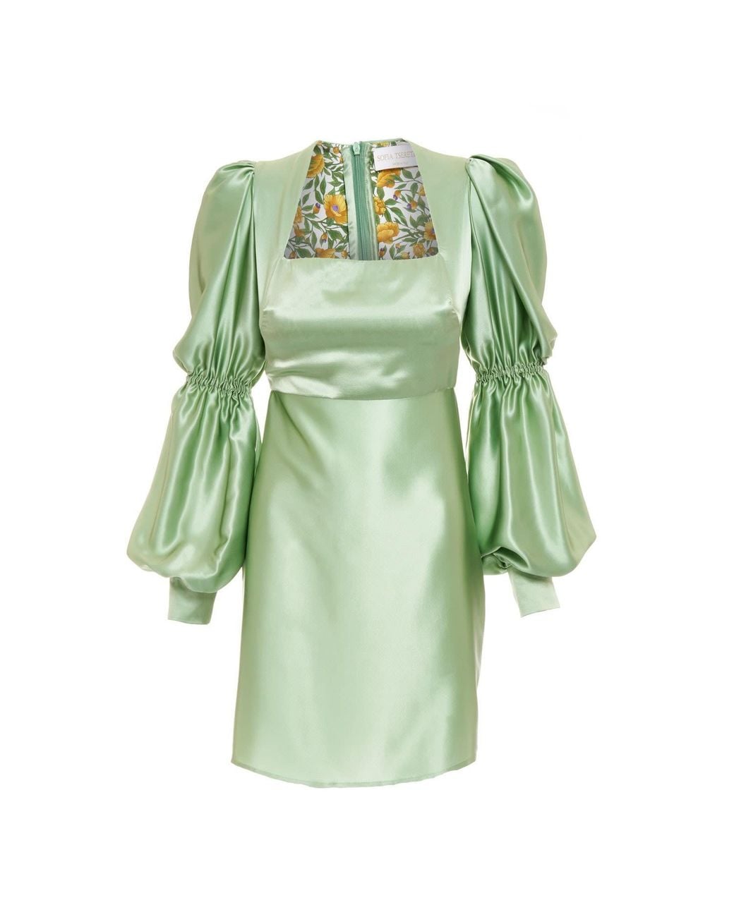 Sofia Tsereteli Green Short Light Dress