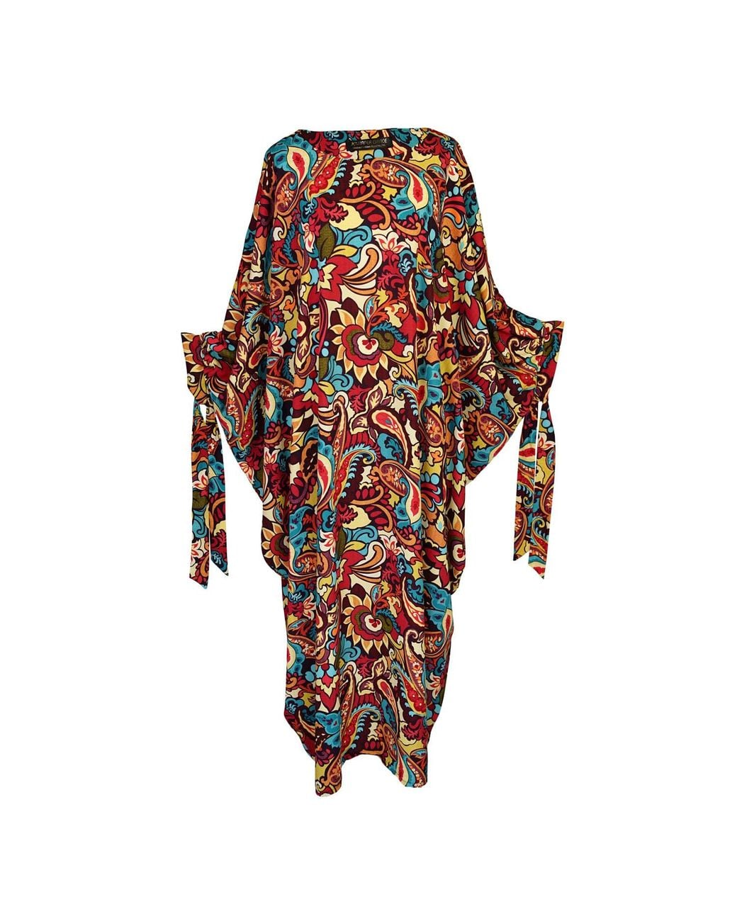 Jennafer Grace Red Capri Caftan