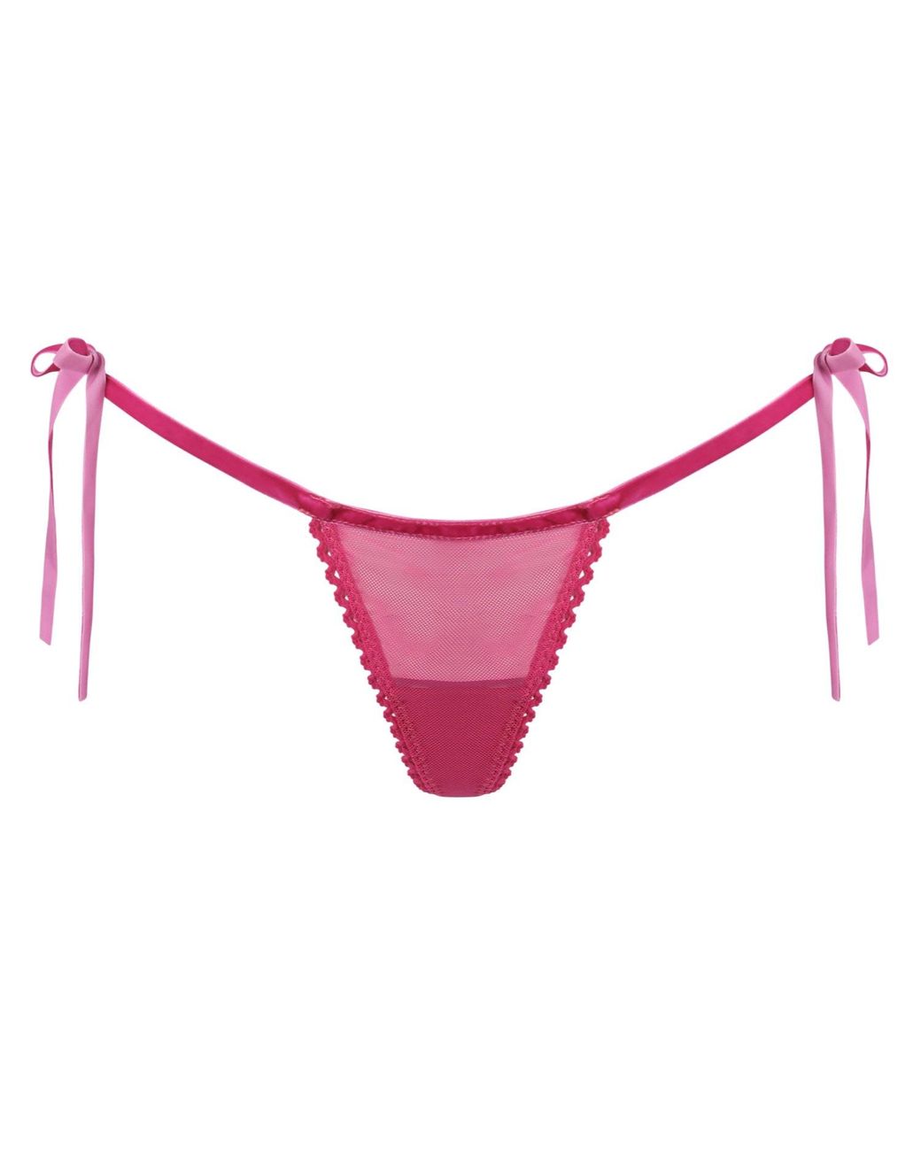 Belle -et-BonBon Pink Limited Edition Sparkling Crystal Bisoux French Knicker Showgirl Trend