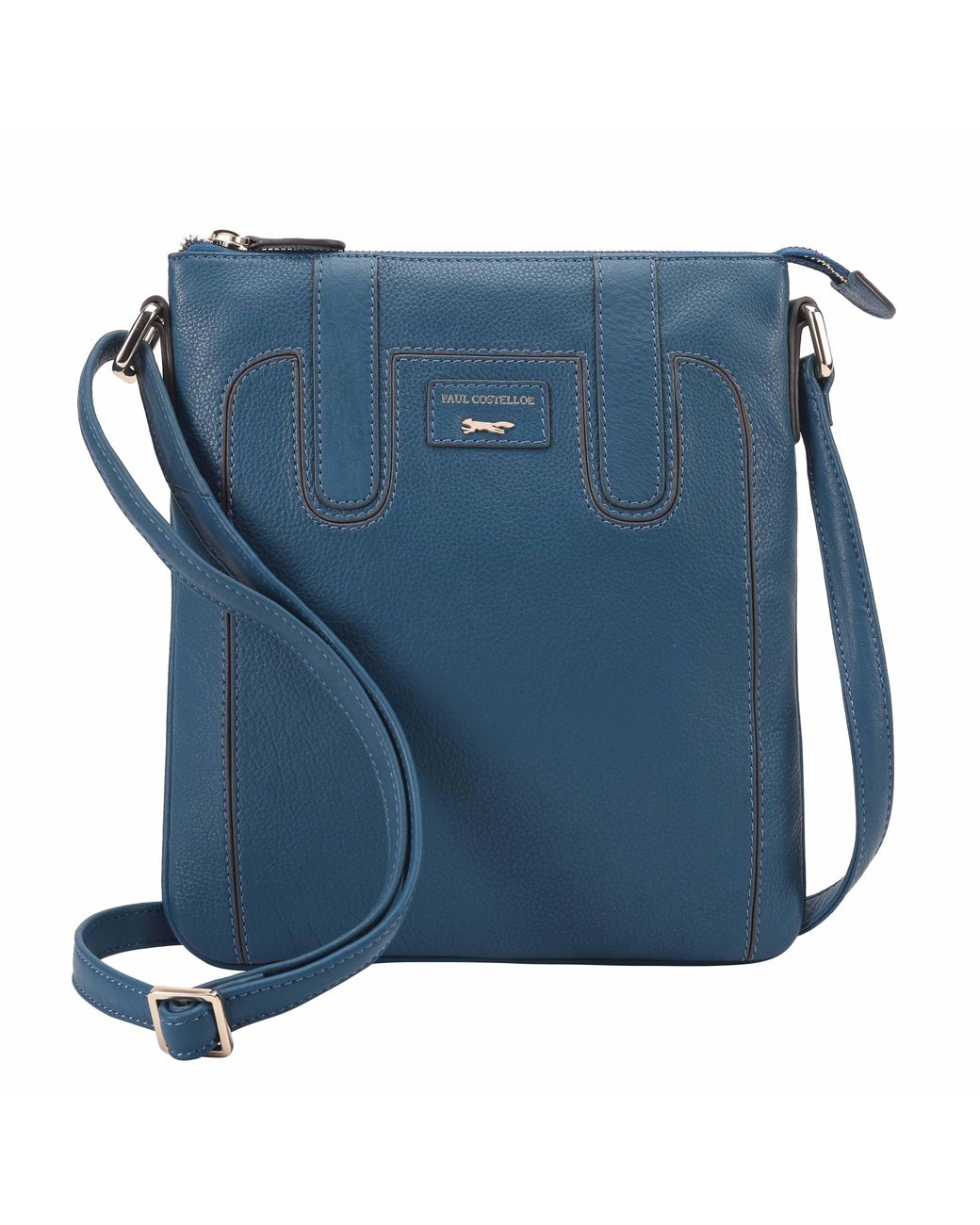 Paul Costelloe Blue Marble Crossbody Bag