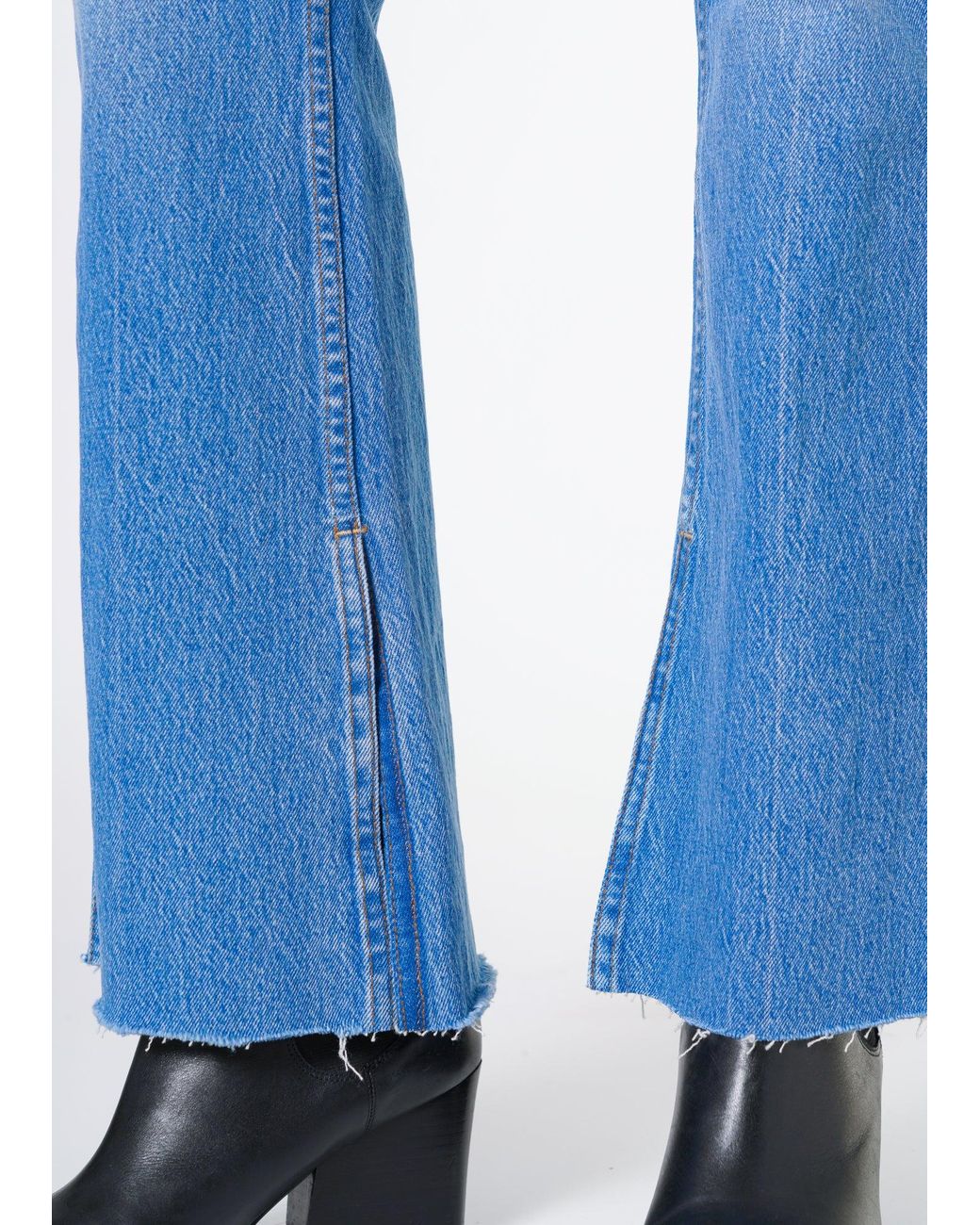NOEND Blue Grace Mid Rise Flare