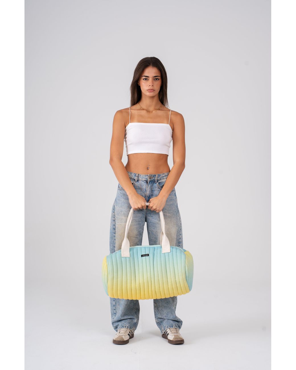 Up-fuse Yellow Duffle Bag