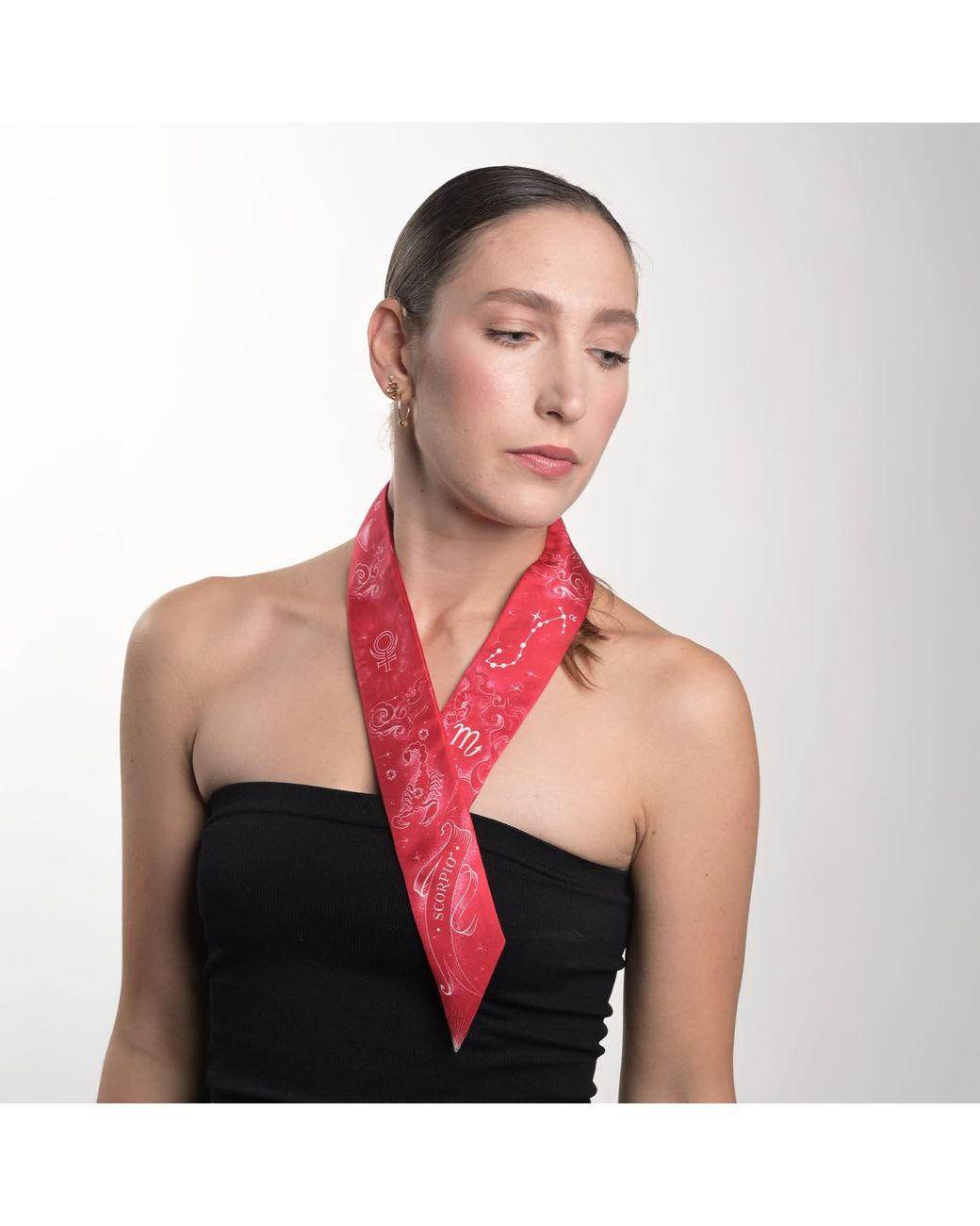 Silk&Soul Red Scorpio Zodiac Twilly