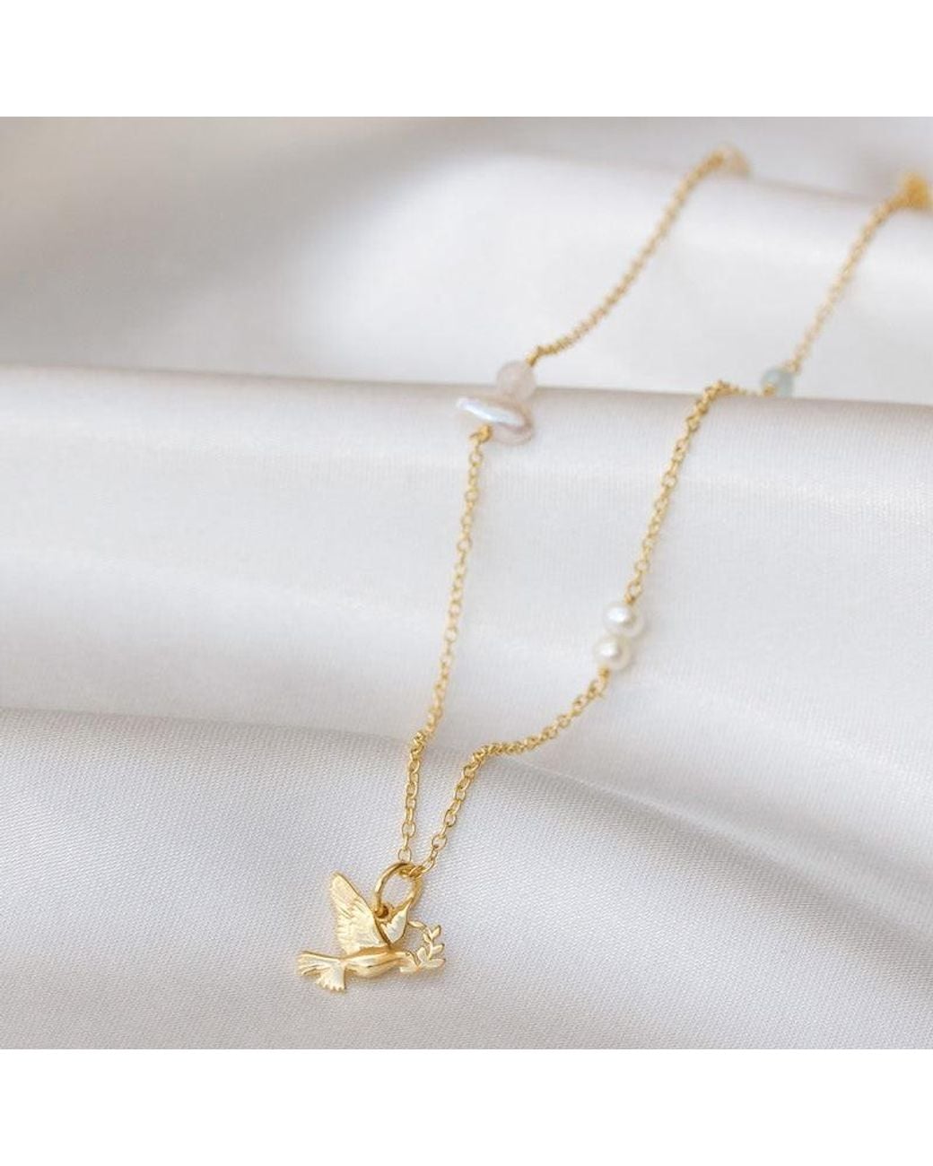 With Love Darling Metallic Peace Gaia Necklace
